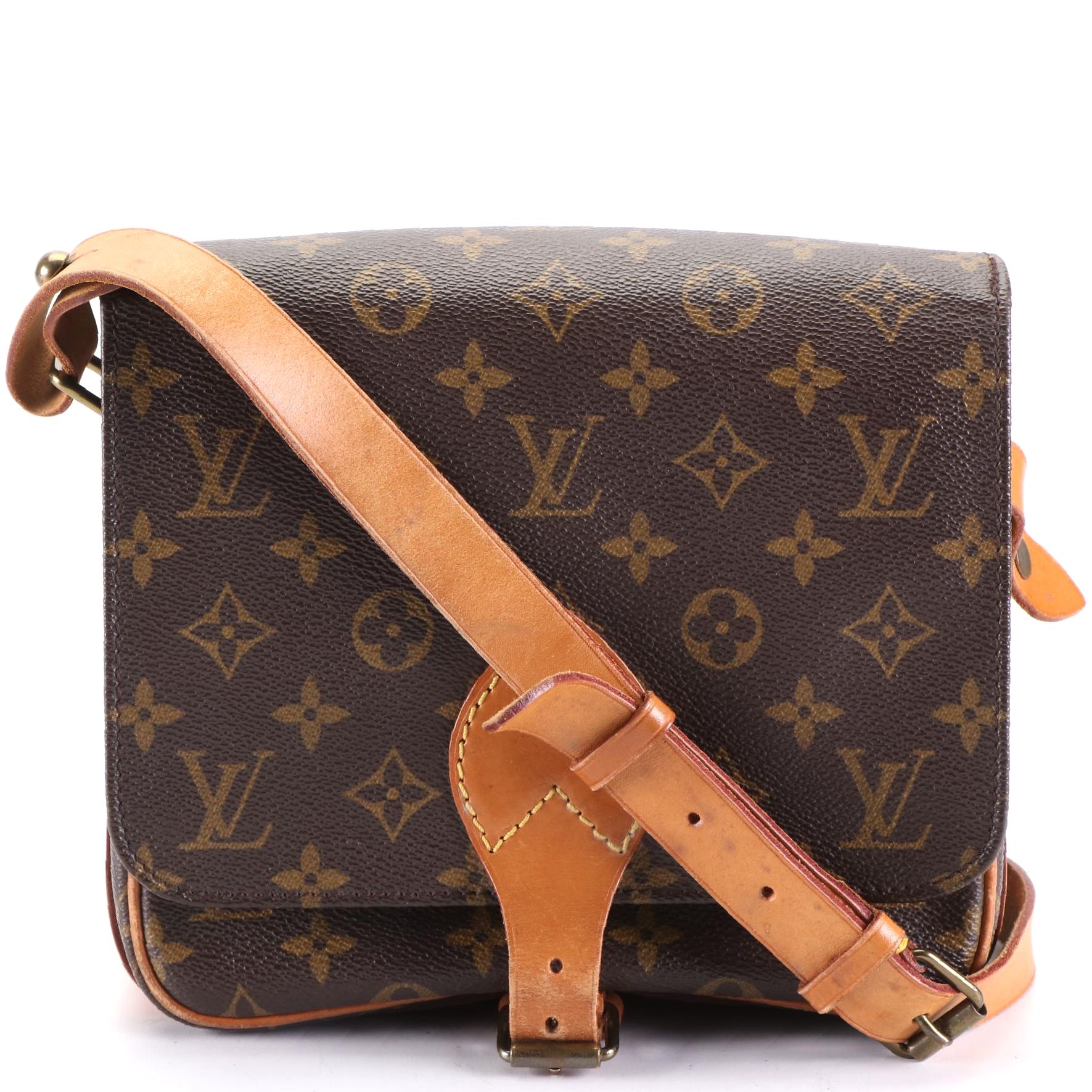 Louis Vuitton Cartouchiere 22 MM Crossbody Bag in Monogram Canvas
