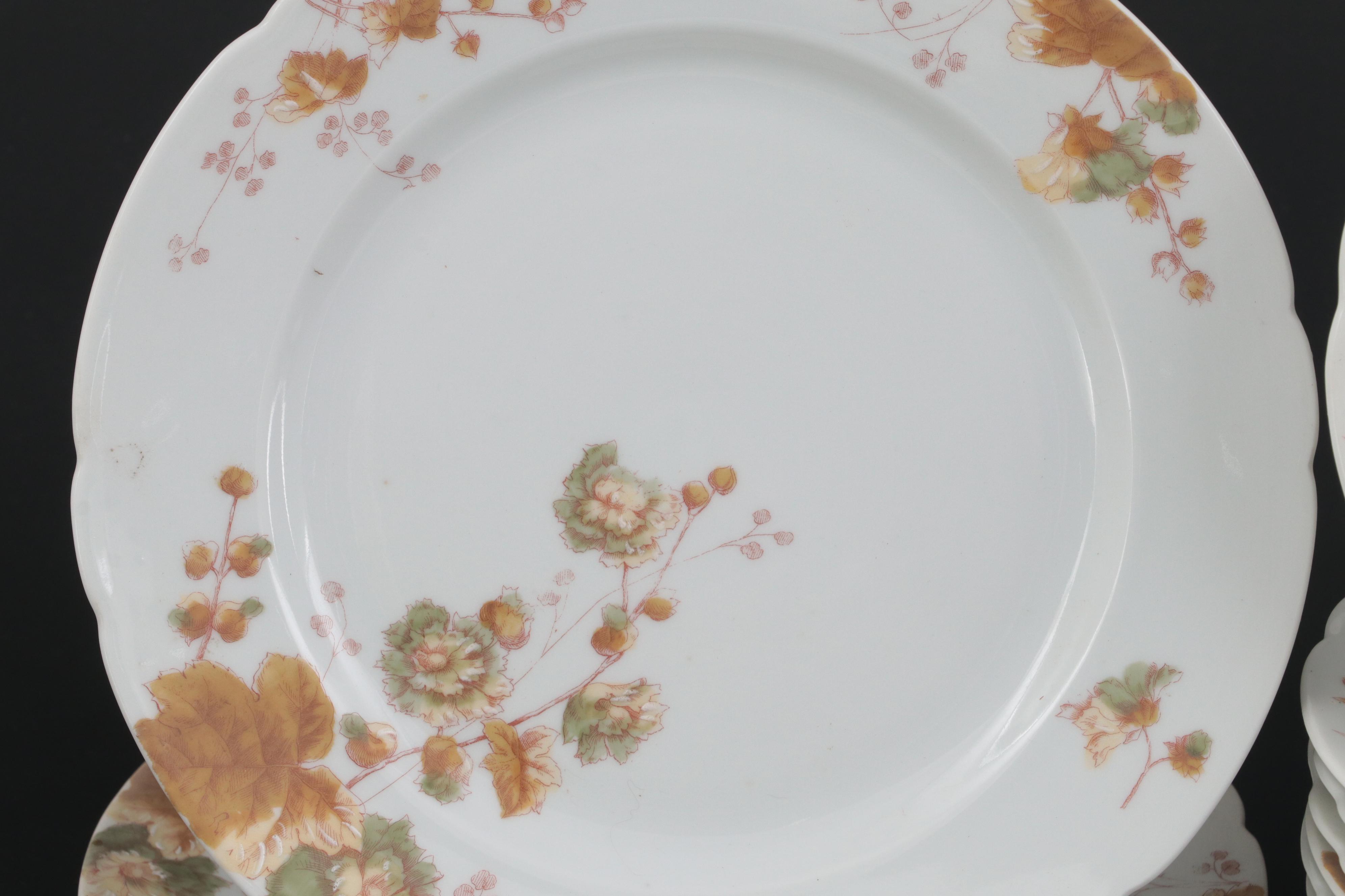 Leonard Vienna Austrian Porcelain Tableware and Tea Service