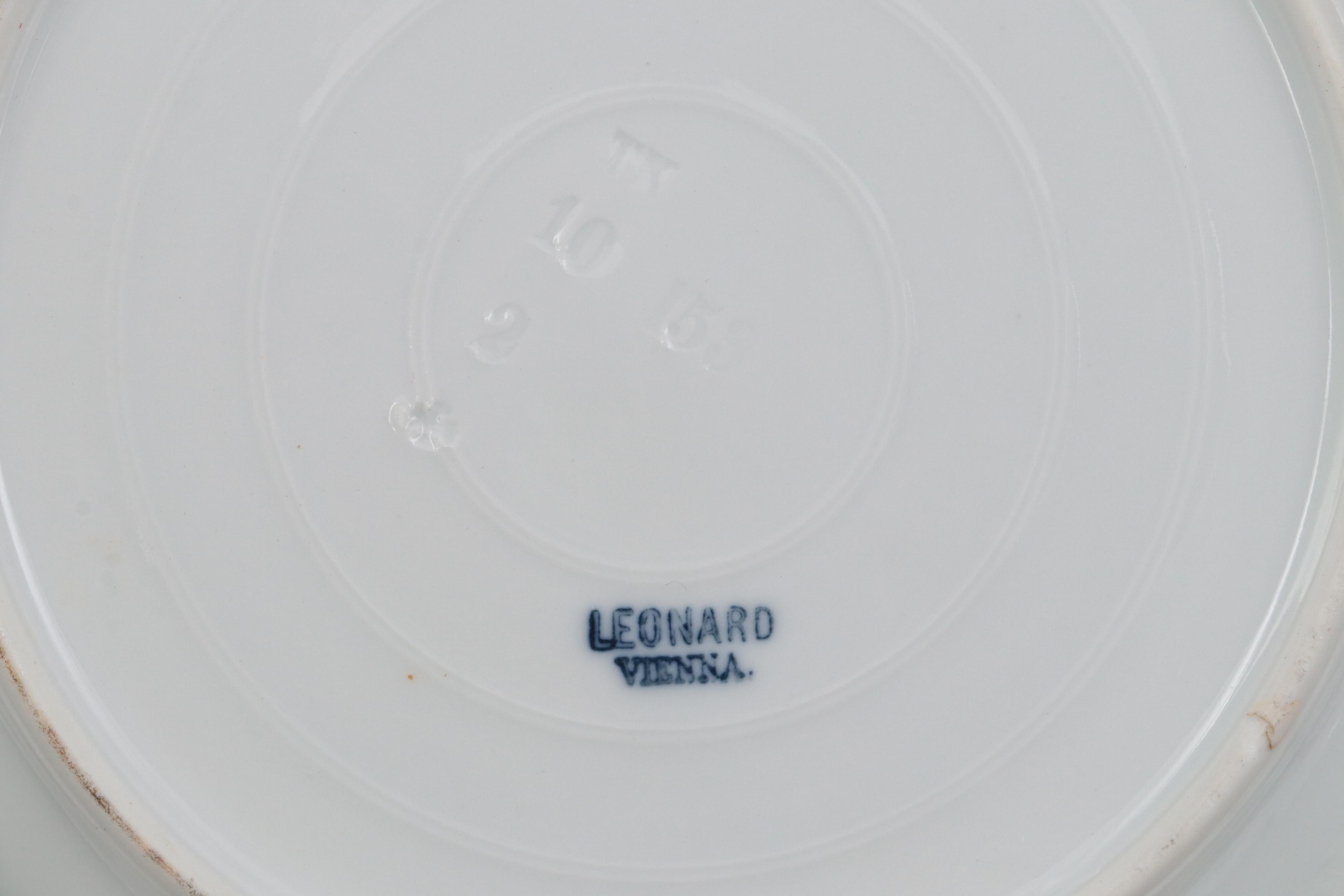 Leonard Vienna Austrian Porcelain Tableware and Tea Service