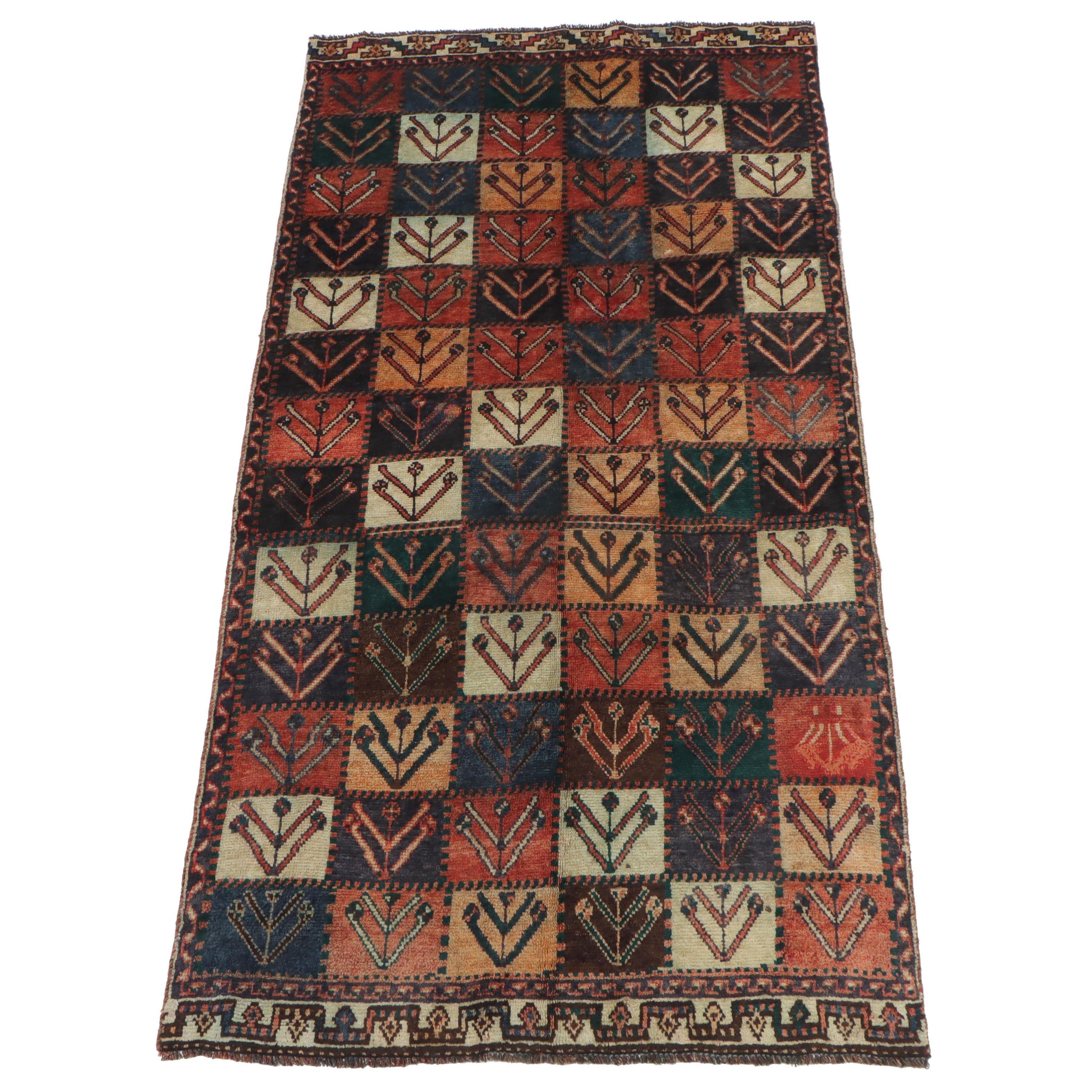 4'2 x 8'4 Hand-Knotted Persian Bakhtiari Area Rug