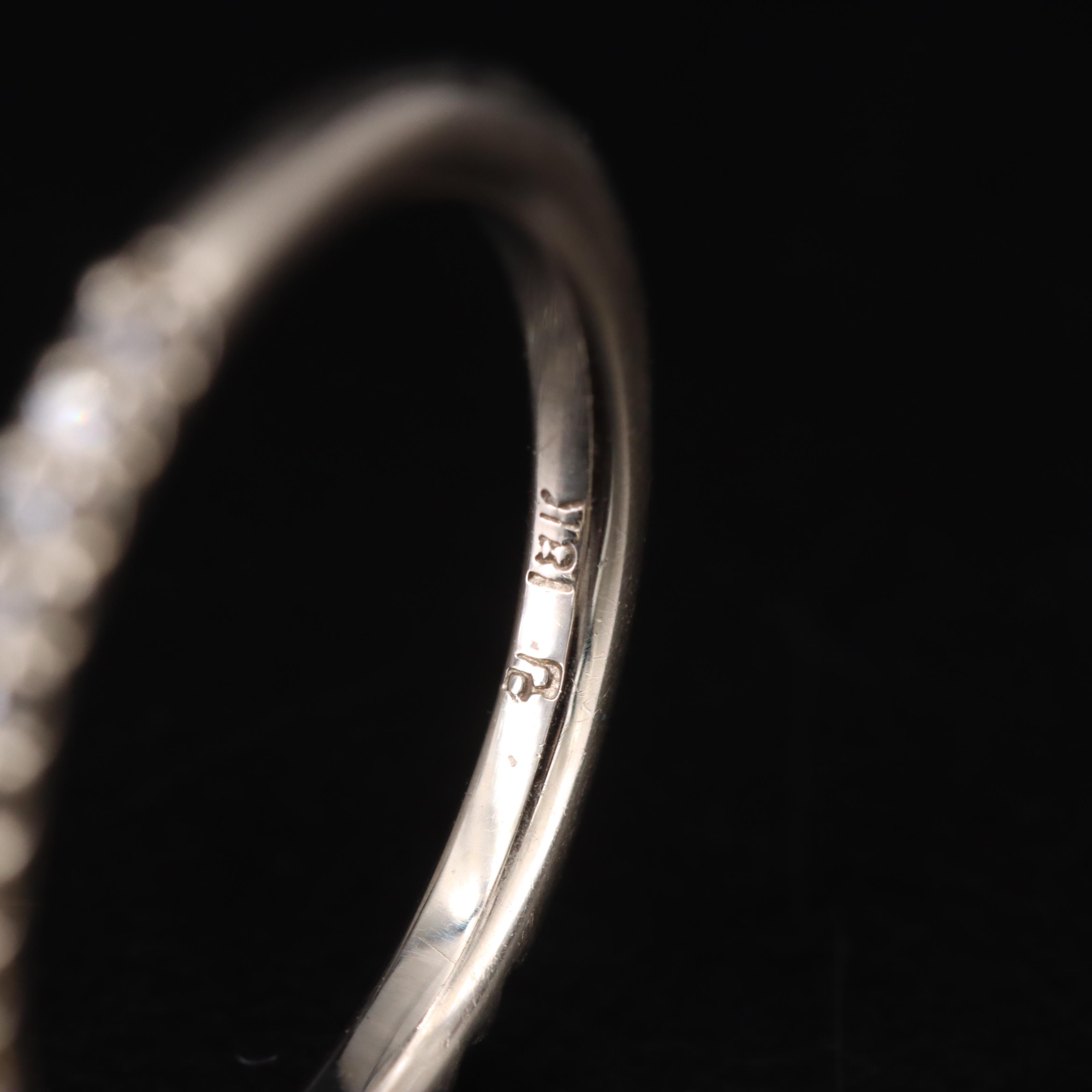 18K 0.40 CTW Diamond Semi Mount Ring