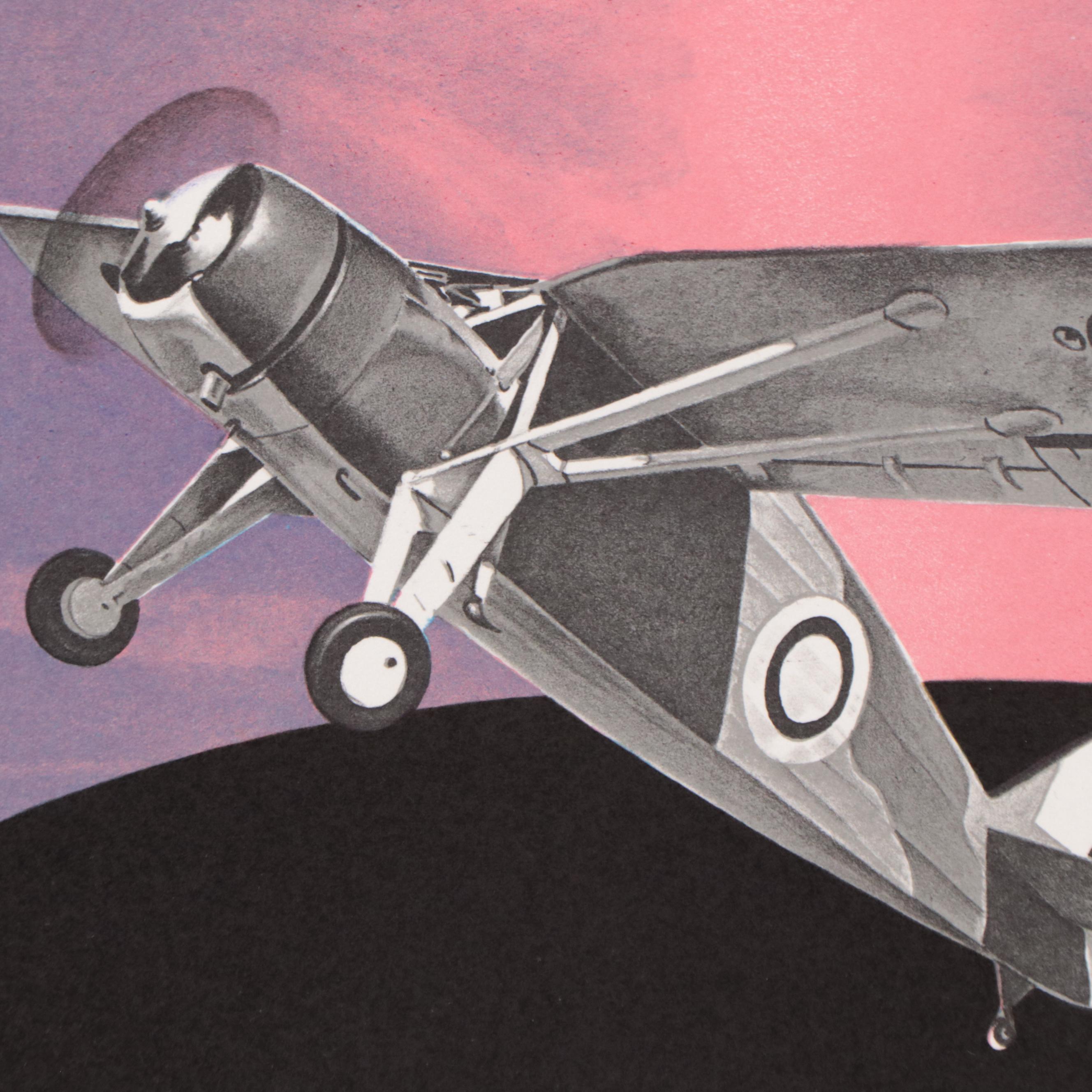 Michael Knigin Color Lithograph "Bold Voyage," 1978