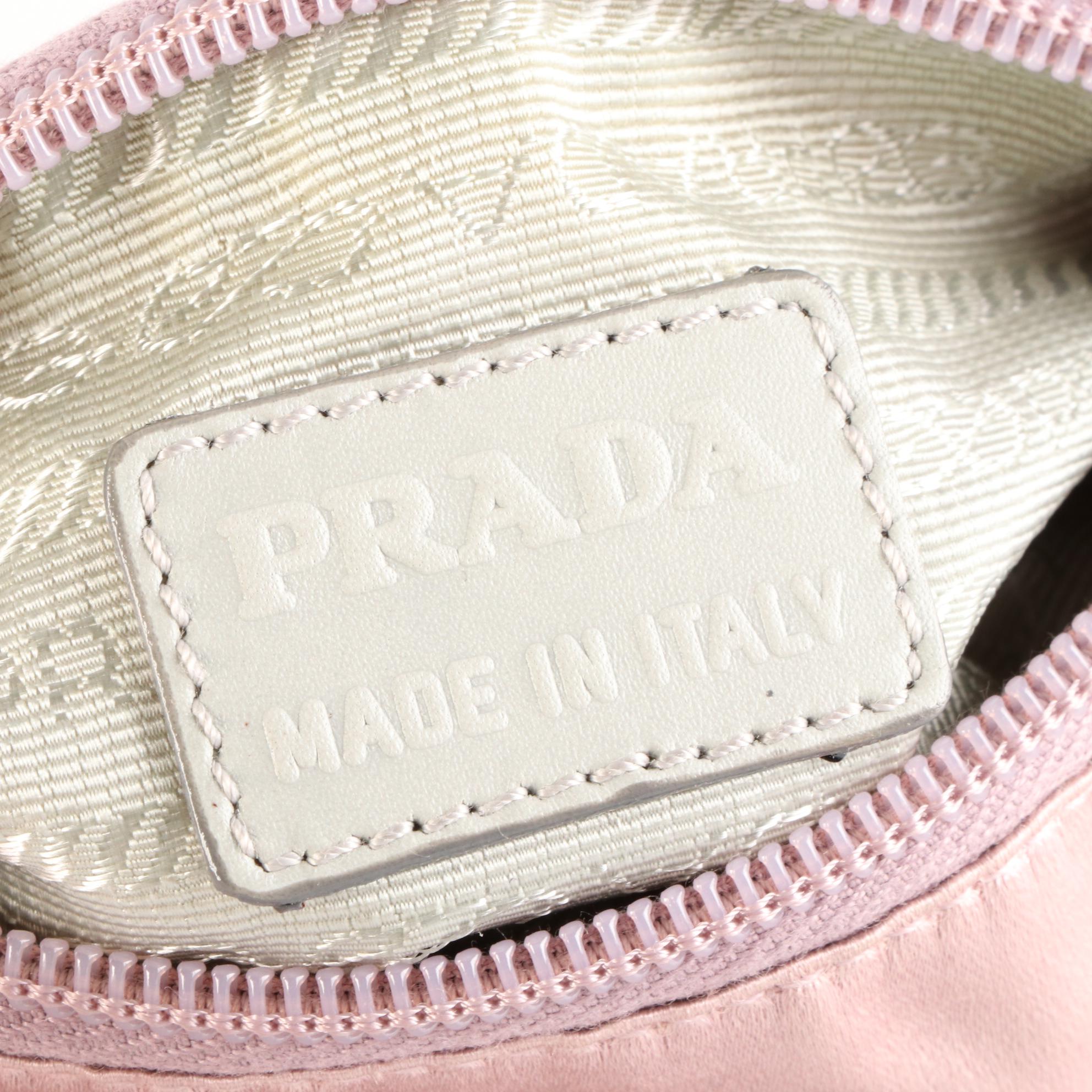 Prada Satin Zip Pouch