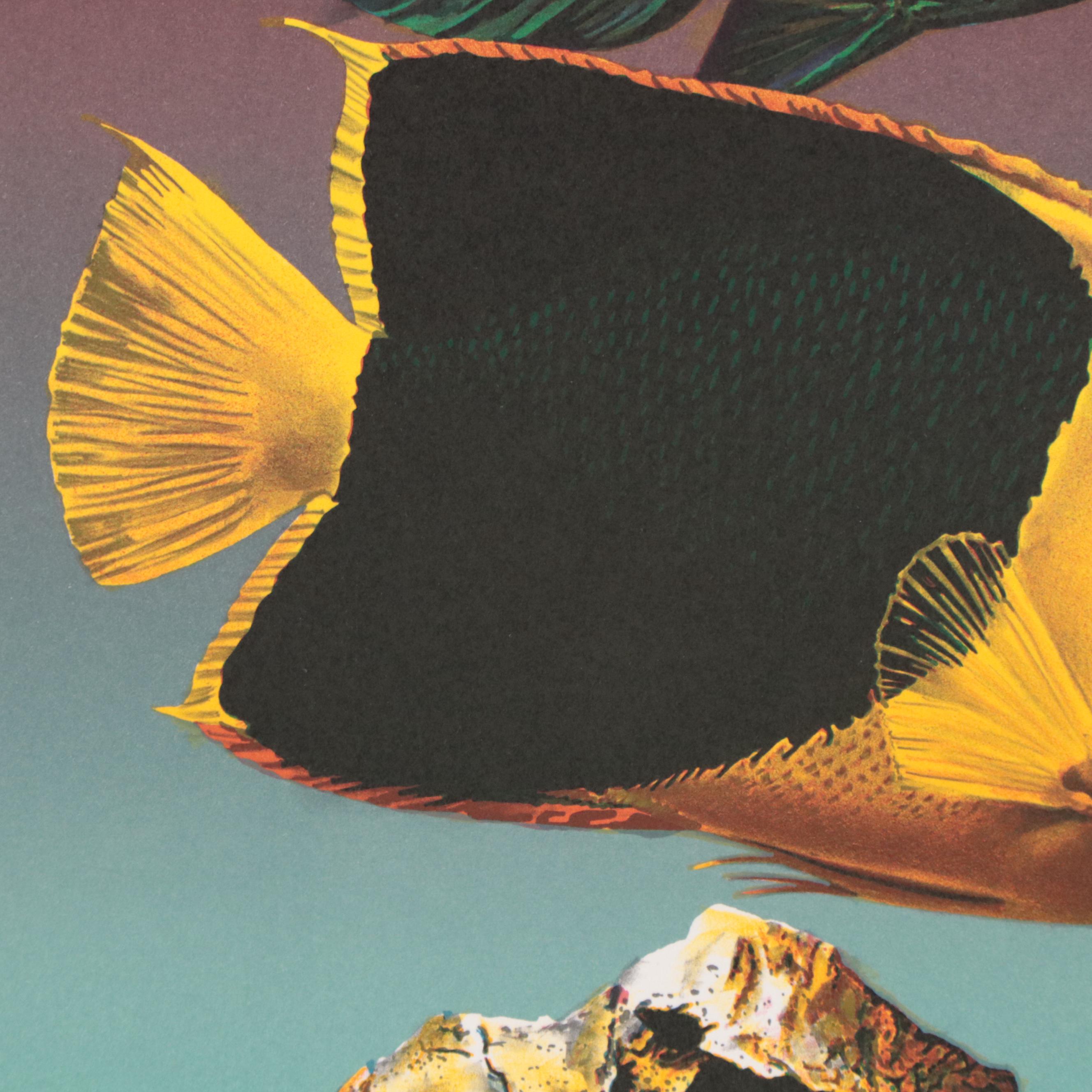 Michael Knigin Color Lithograph "Romantic Lead," 1978