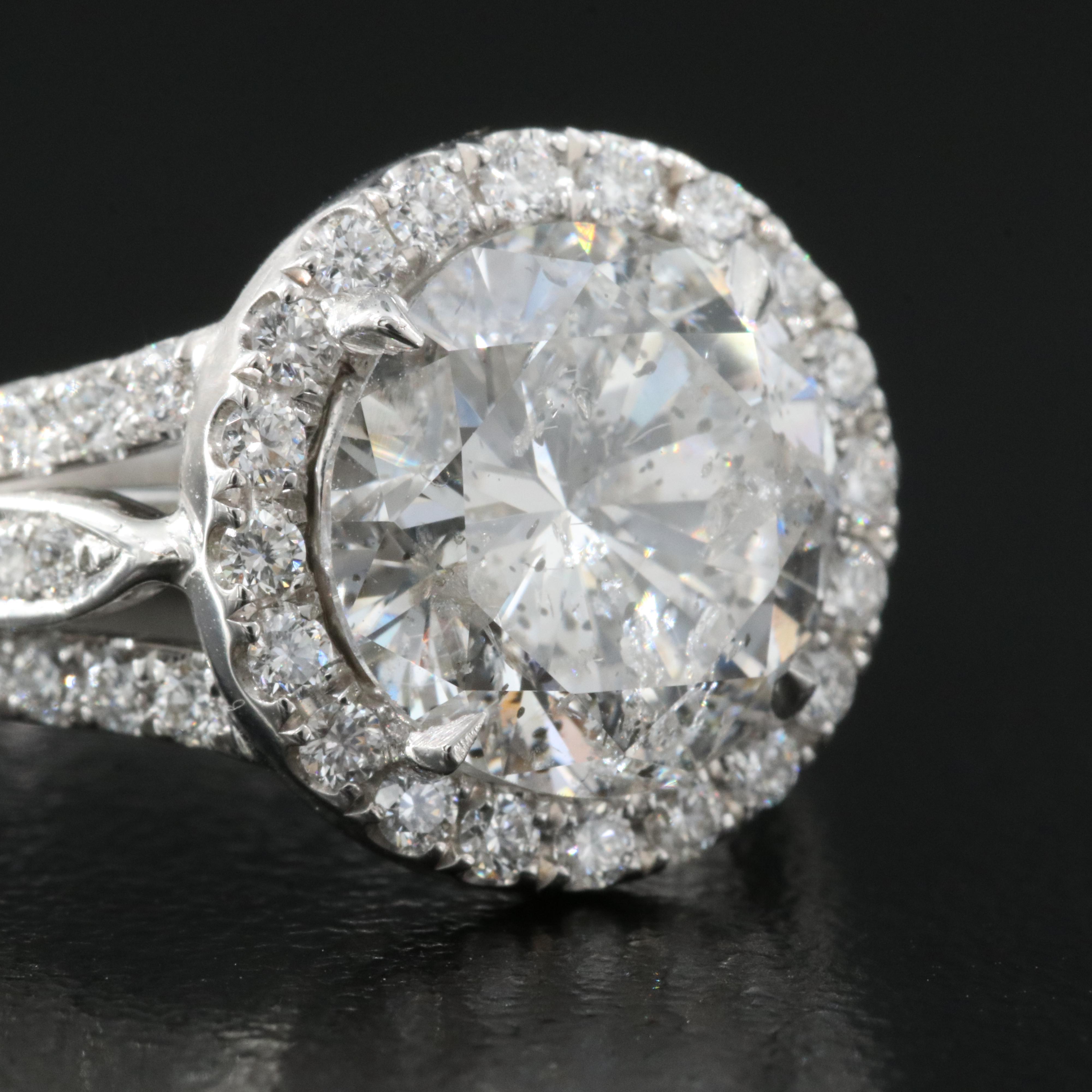 18K 4.35 CTW Diamond Ring