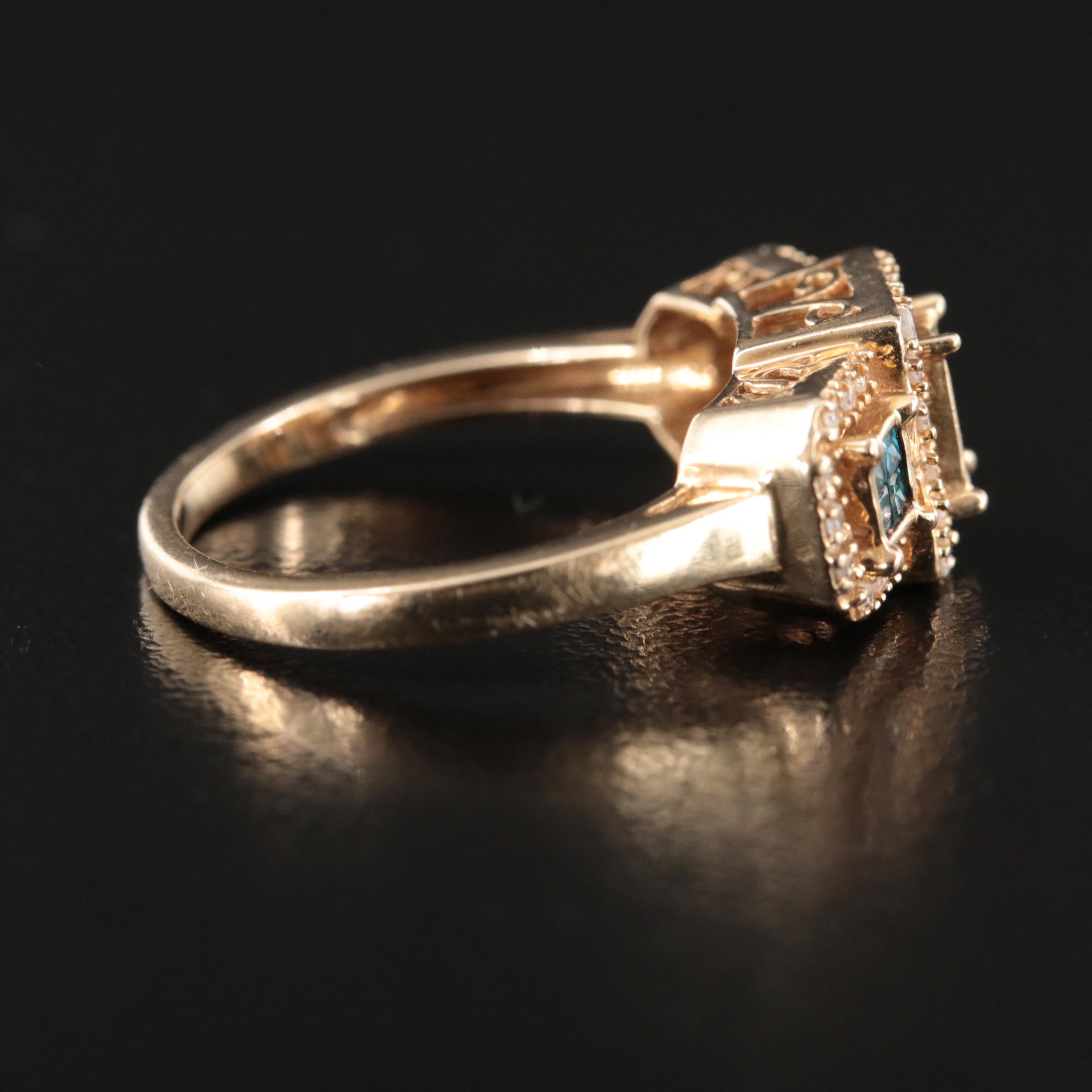 14K 0.53 CTW Diamond Ring