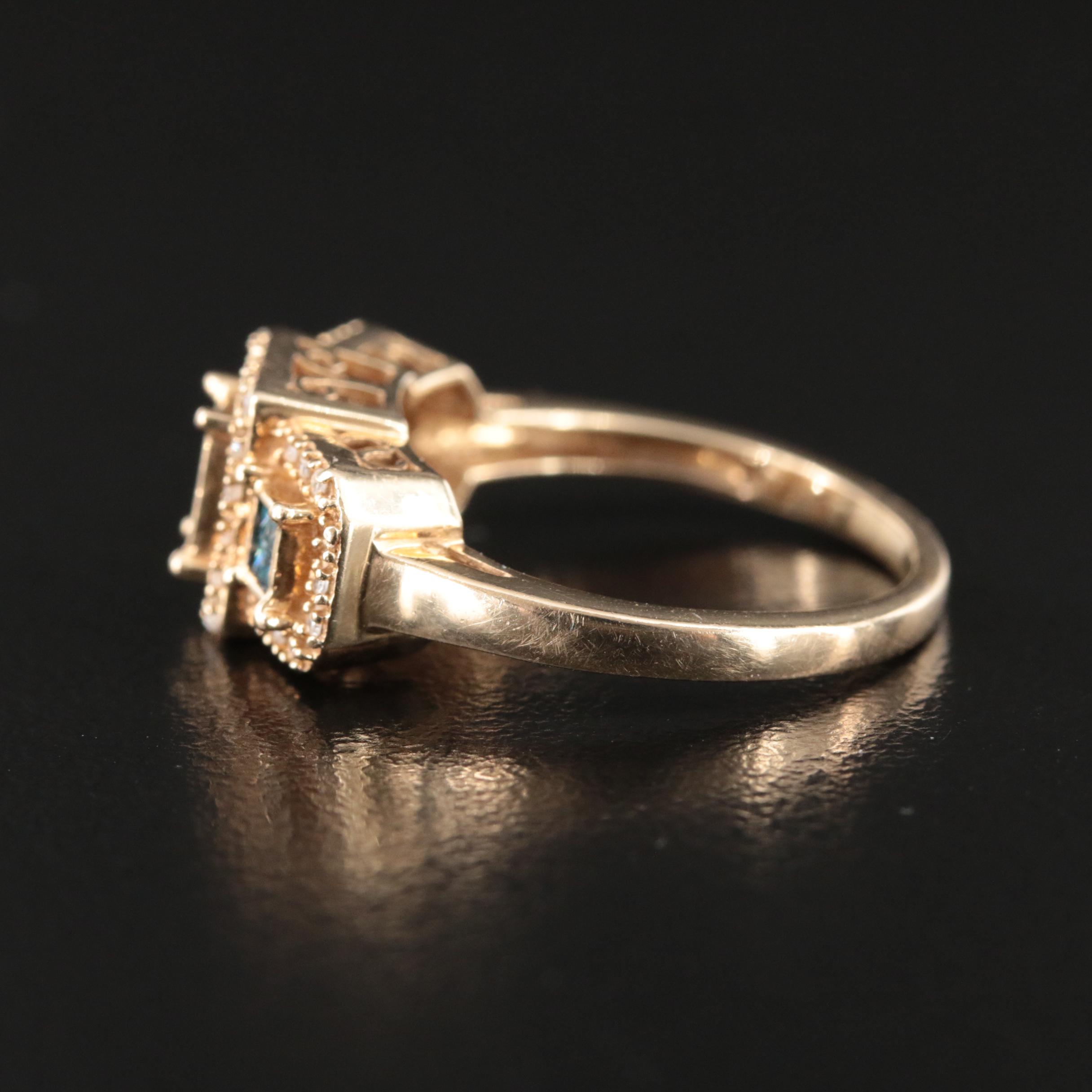 14K 0.53 CTW Diamond Ring