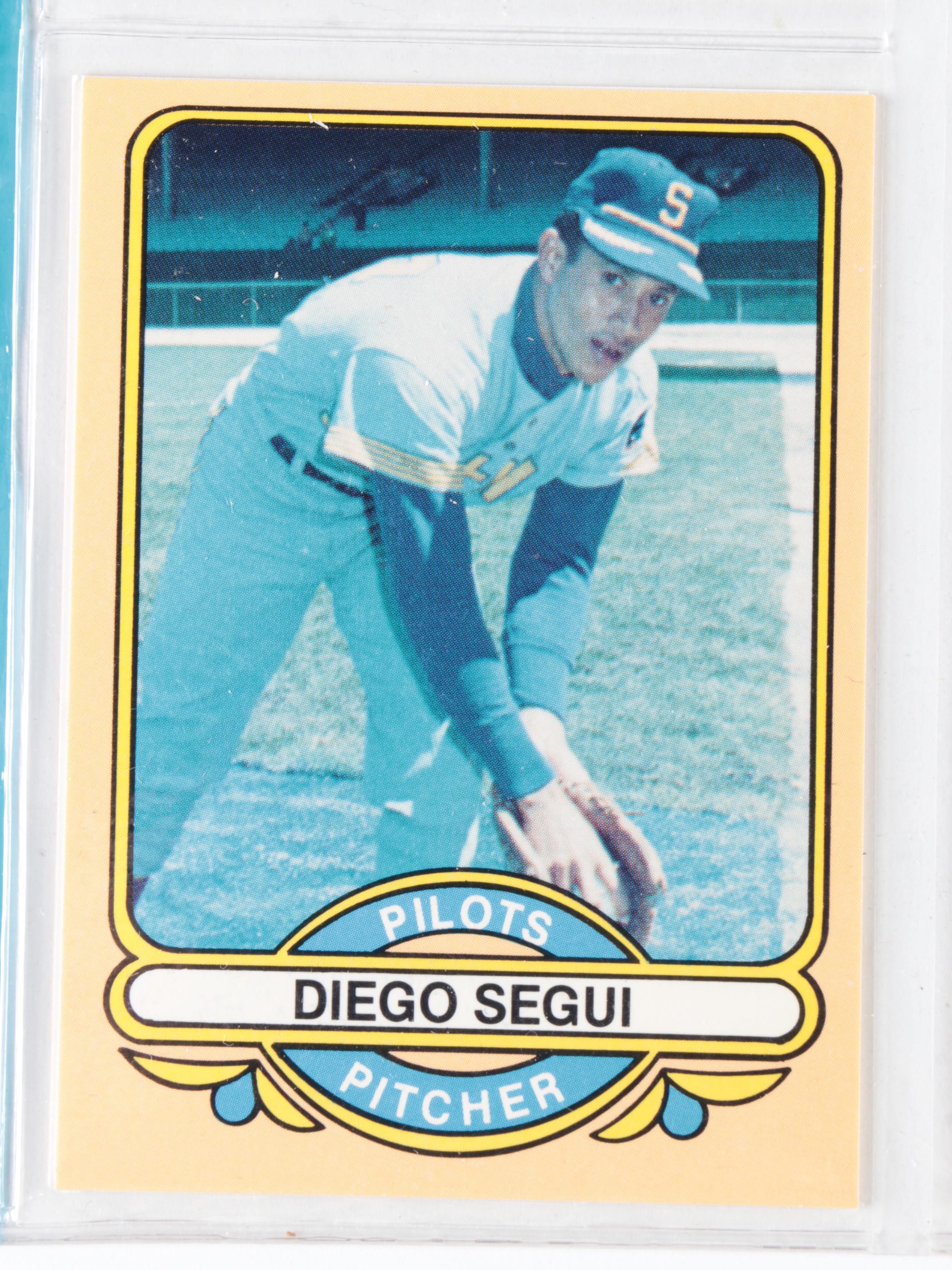 1983 Galasso 1969 Seattle Pilots Baseball Card Set with Signed Jim Bouton