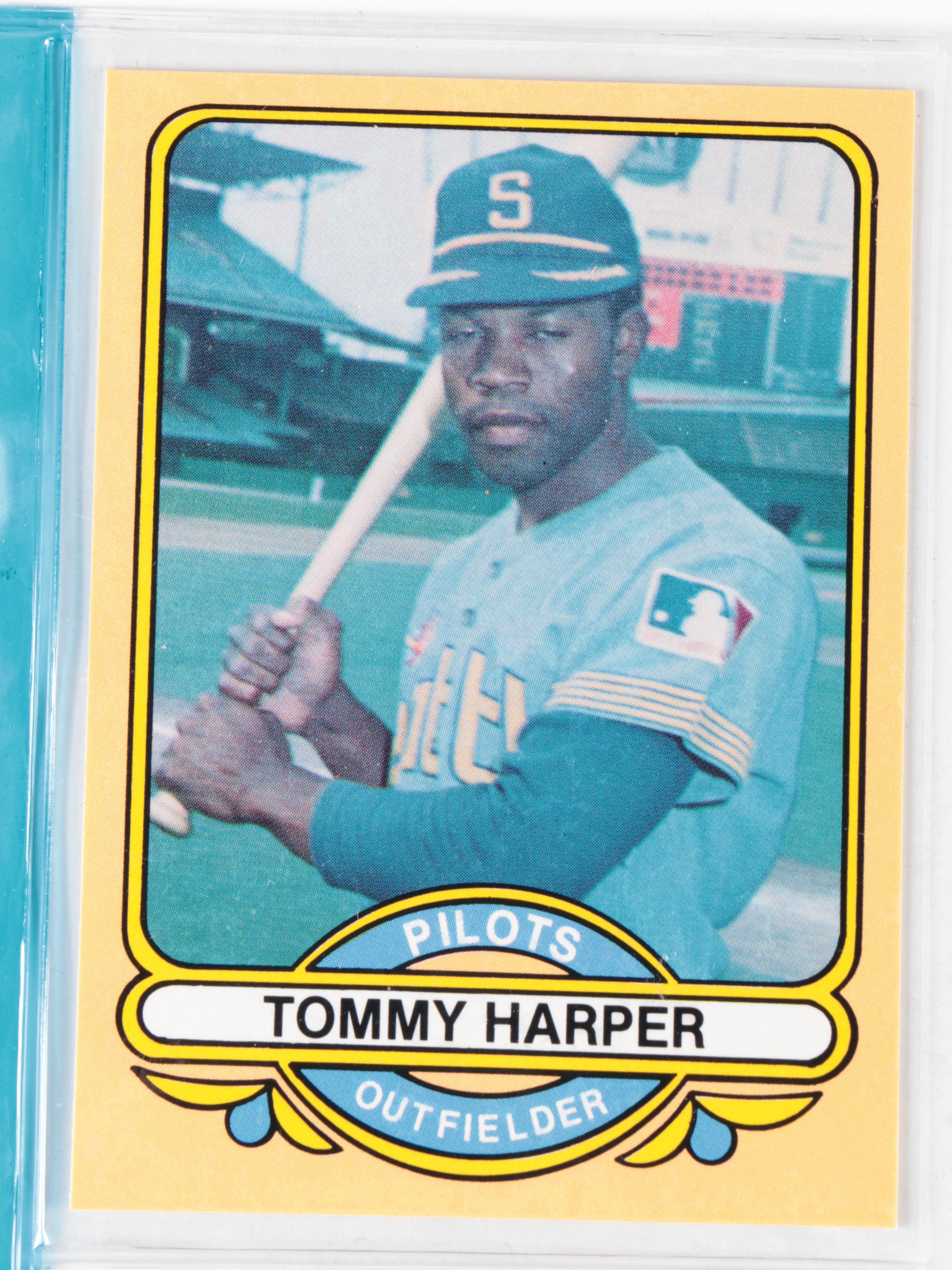 1983 Galasso 1969 Seattle Pilots Baseball Card Set with Signed Jim Bouton