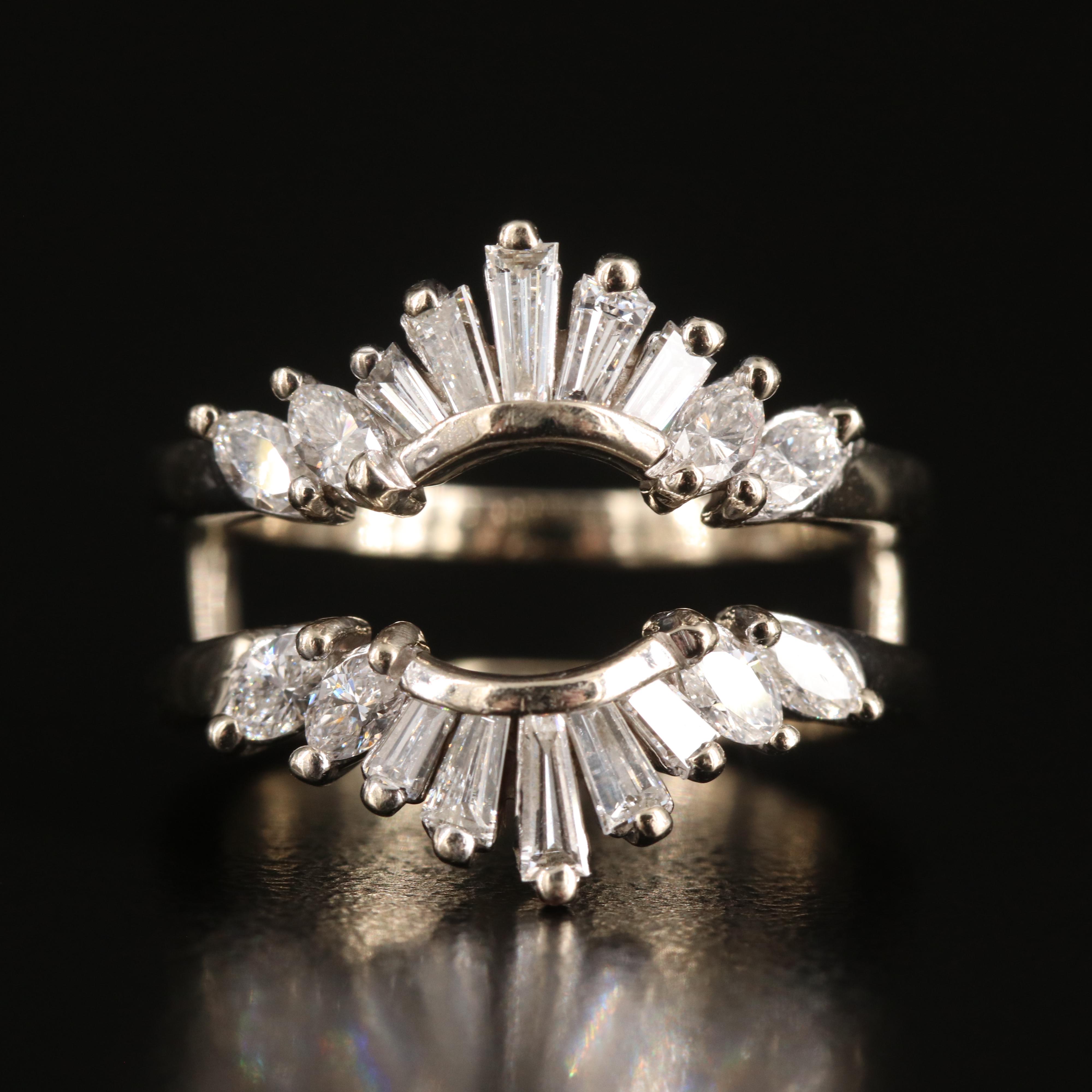 14K 1.04 CTW Diamond Enhancer Ring