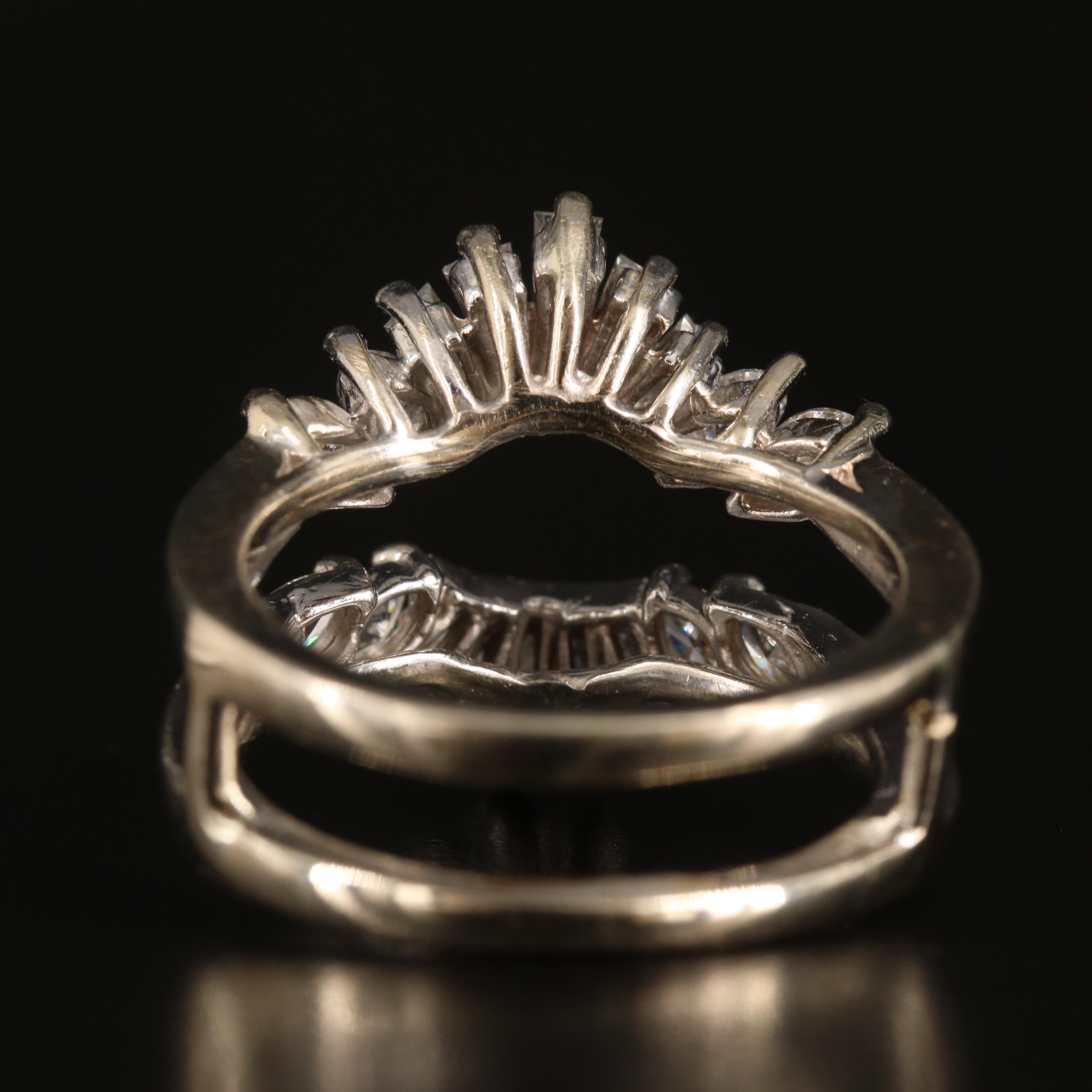 14K 1.04 CTW Diamond Enhancer Ring