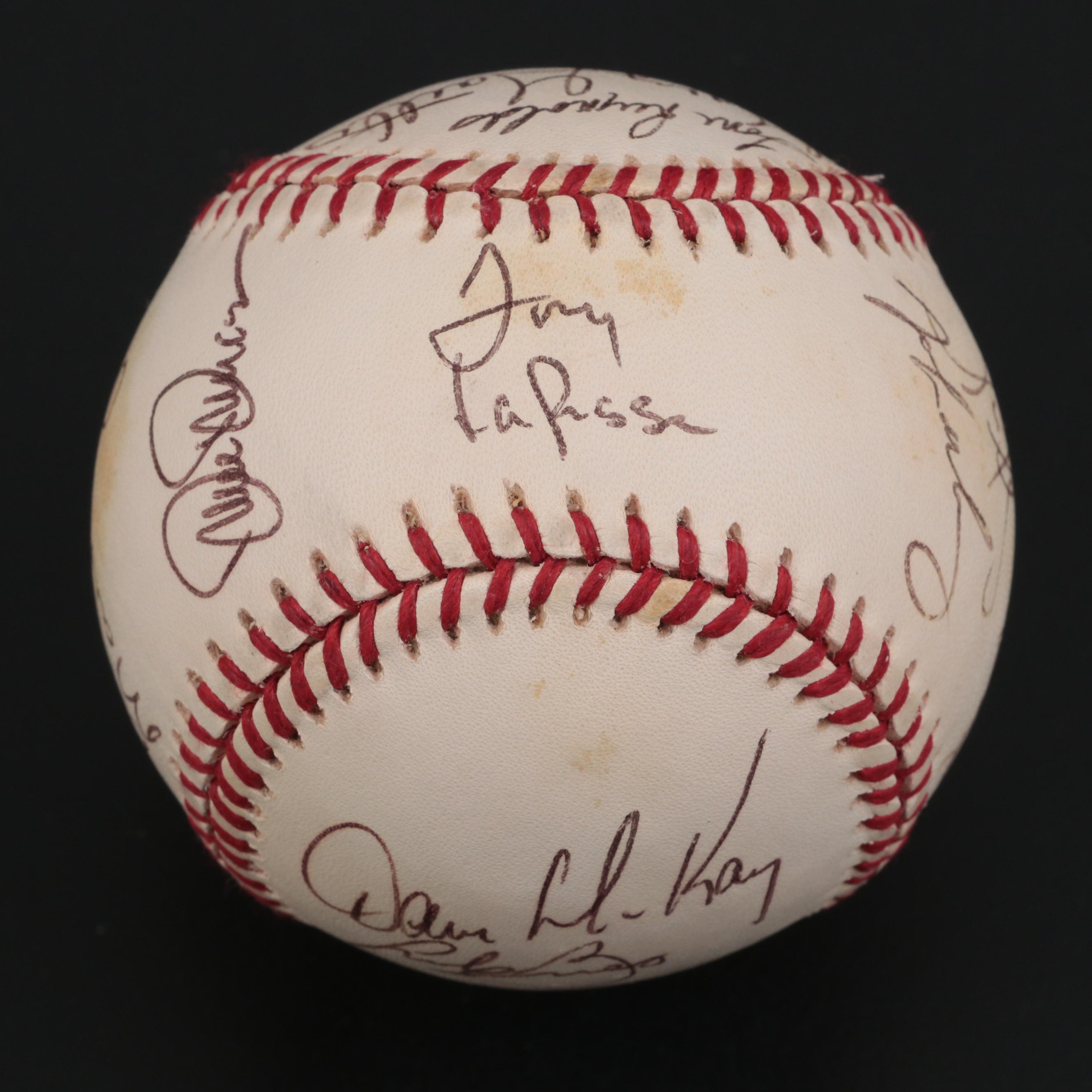 1996 St. Louis Cardinals Signed Rawlings National League Baseball with Smith