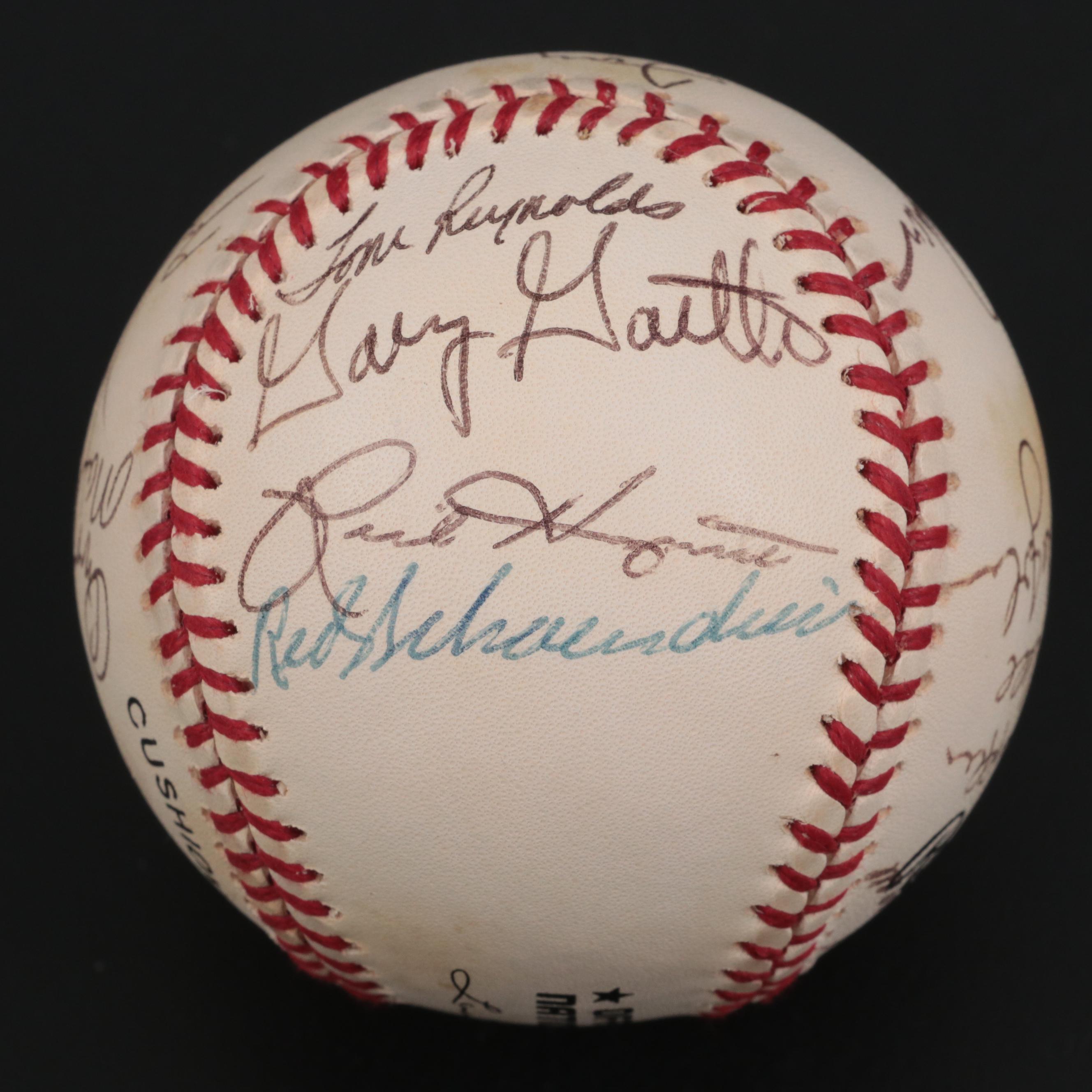 1996 St. Louis Cardinals Signed Rawlings National League Baseball with Smith