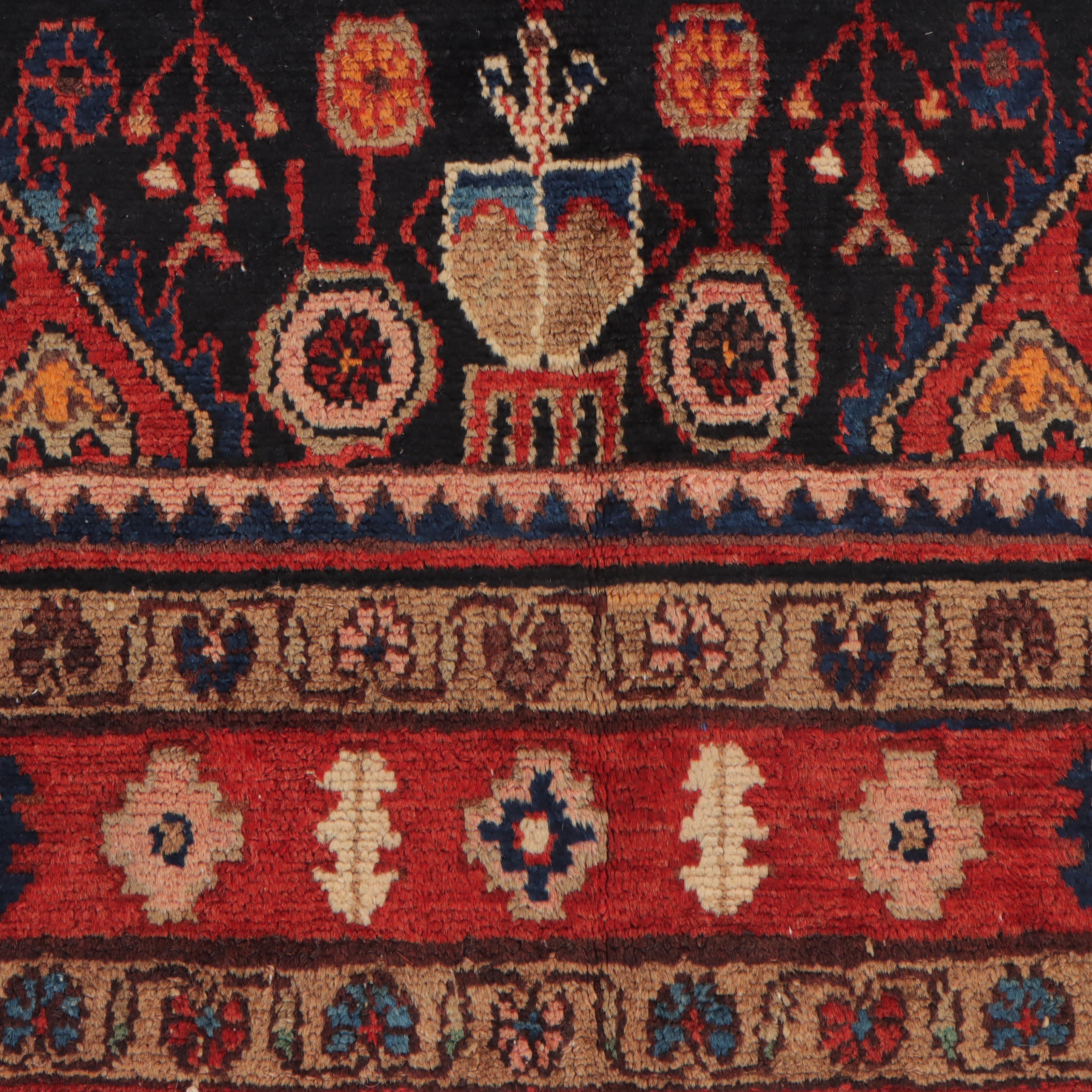 4'5 x 7'3 Hand-Knotted Persian Kharaghan Area Rug