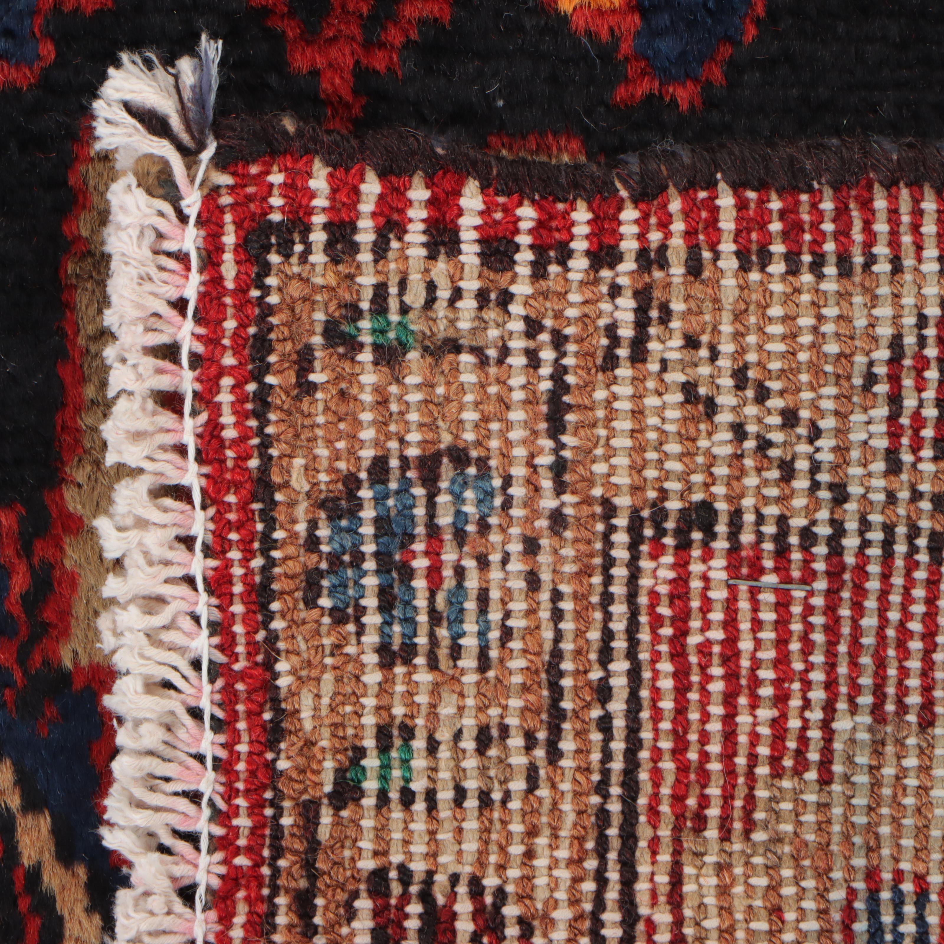 4'5 x 7'3 Hand-Knotted Persian Kharaghan Area Rug