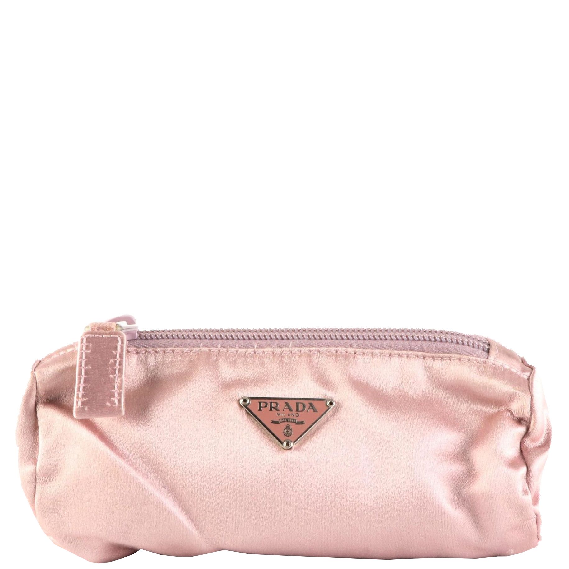 Prada Satin Zip Pouch