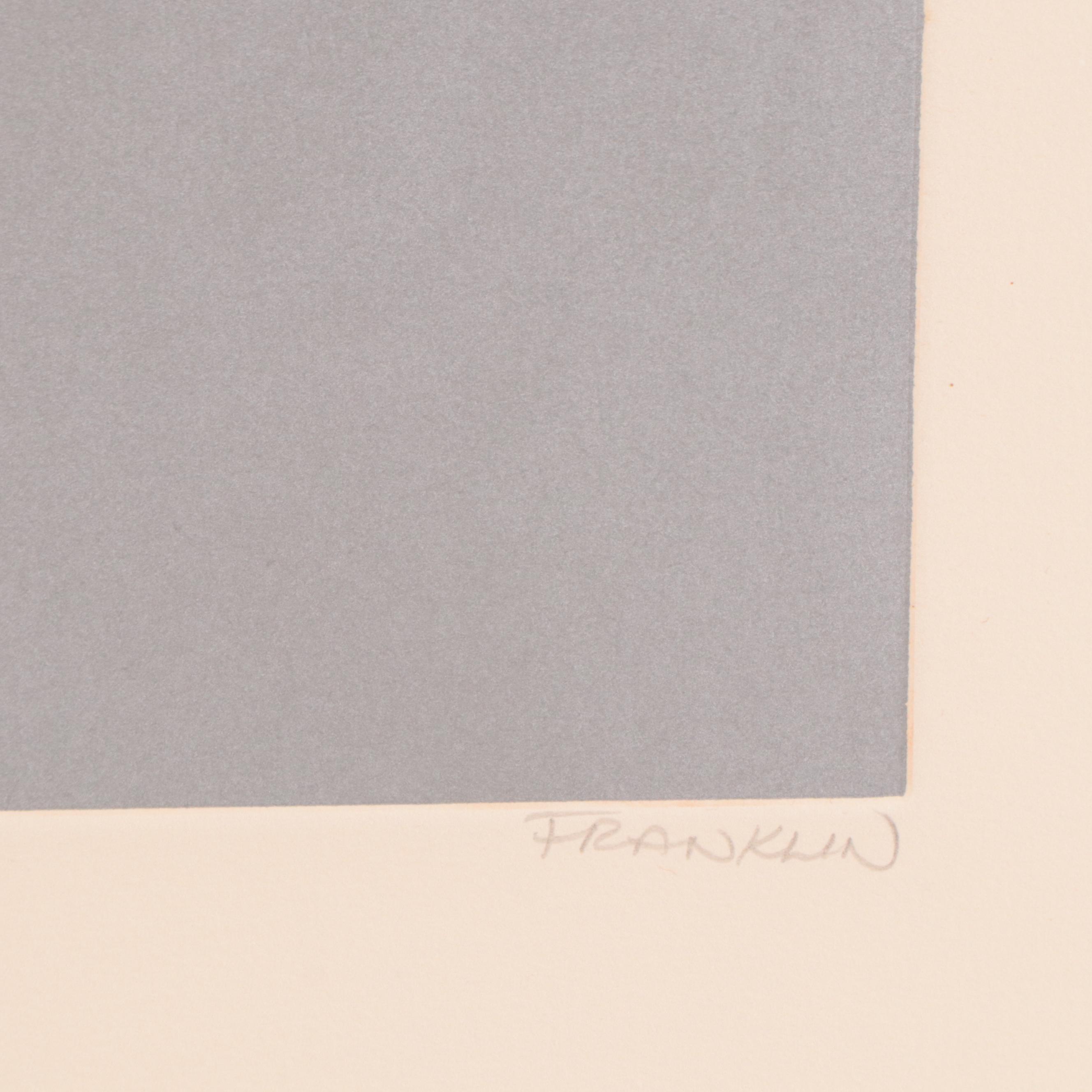 Franklin Figural Etching "Topsy-Turvy," Circa 1980