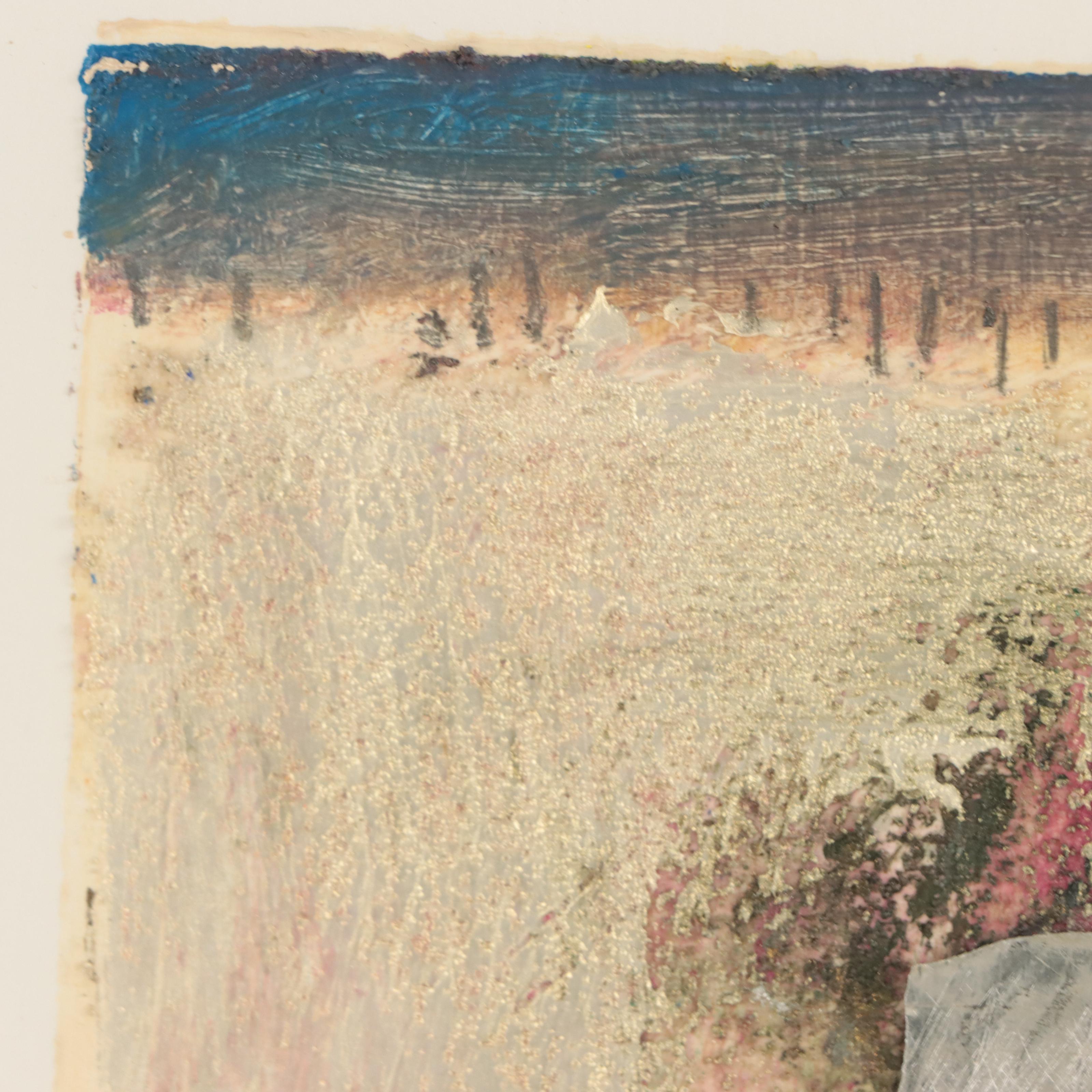 Nelly Ferrara Abstract Mixed Media Painting