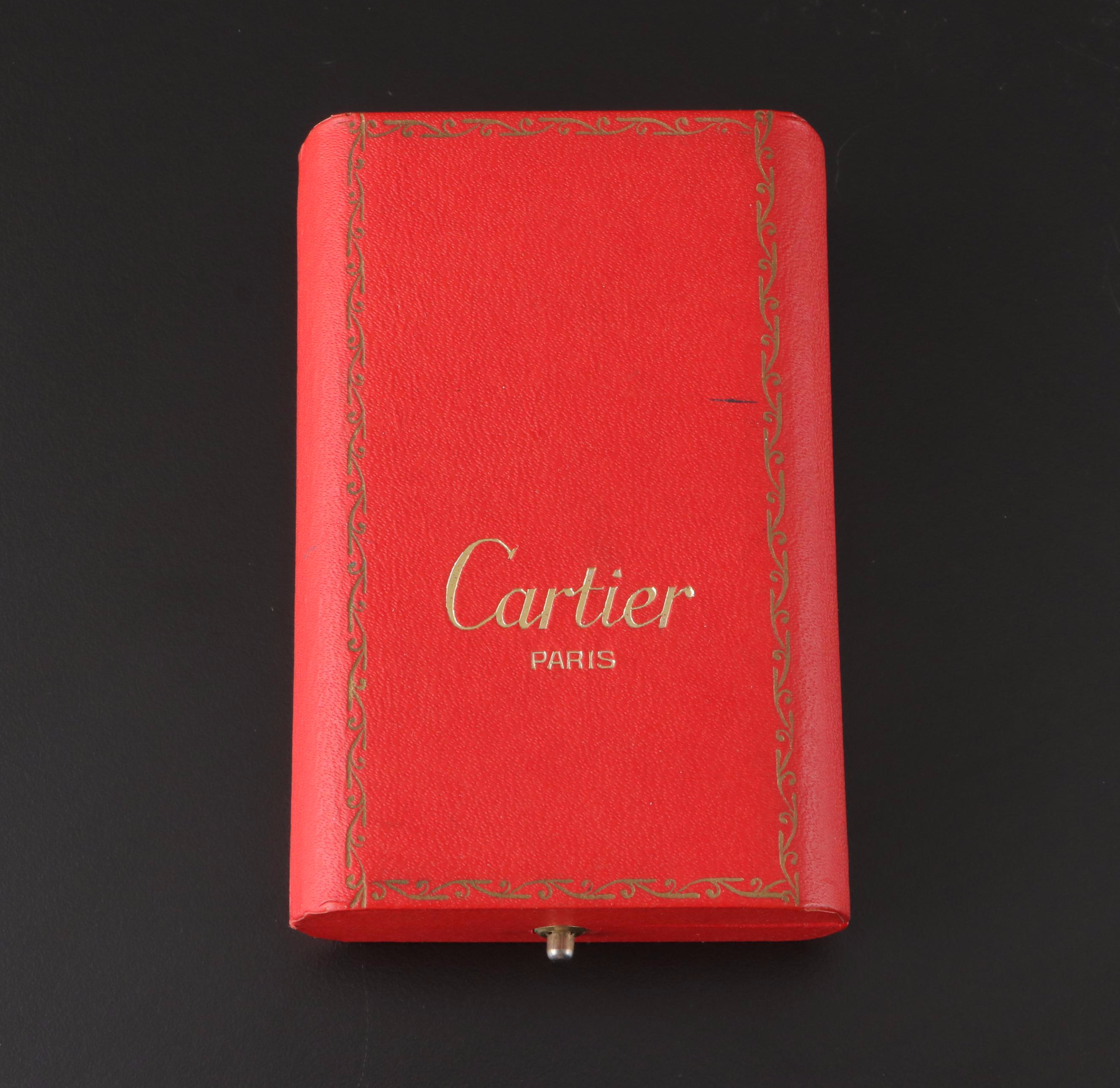 Cartier Swiss Made Gold Plated Lighter, Mid to Late 20th Century