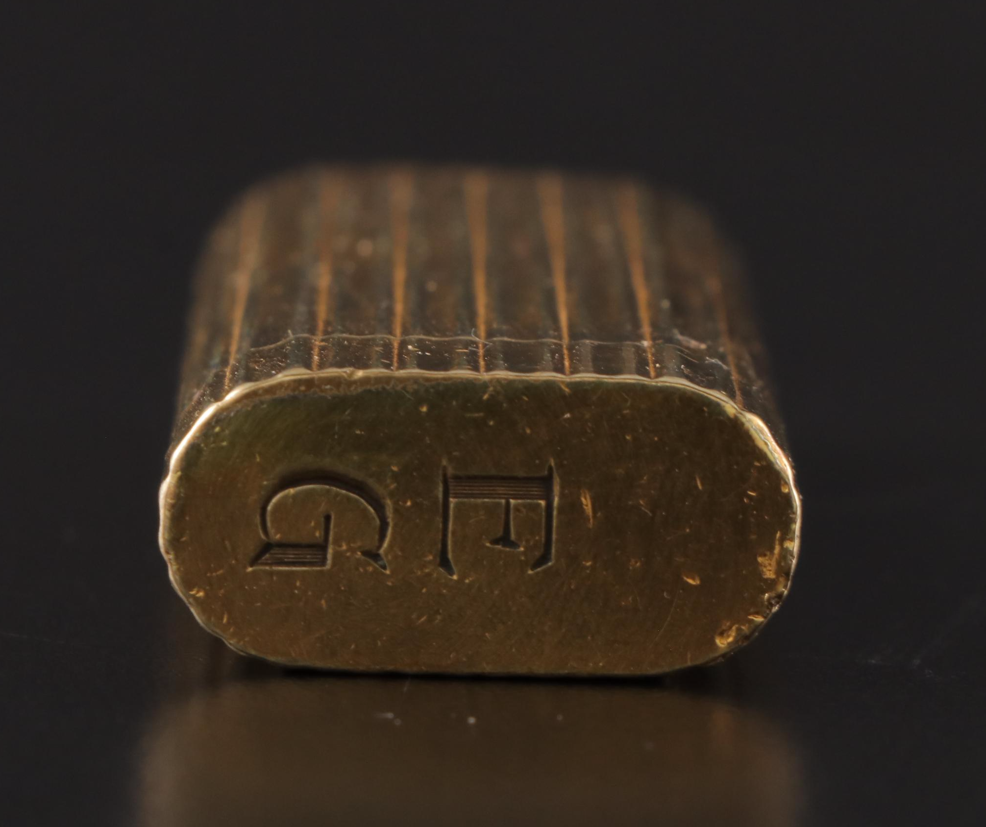 Cartier Swiss Made Gold Plated Lighter, Mid to Late 20th Century