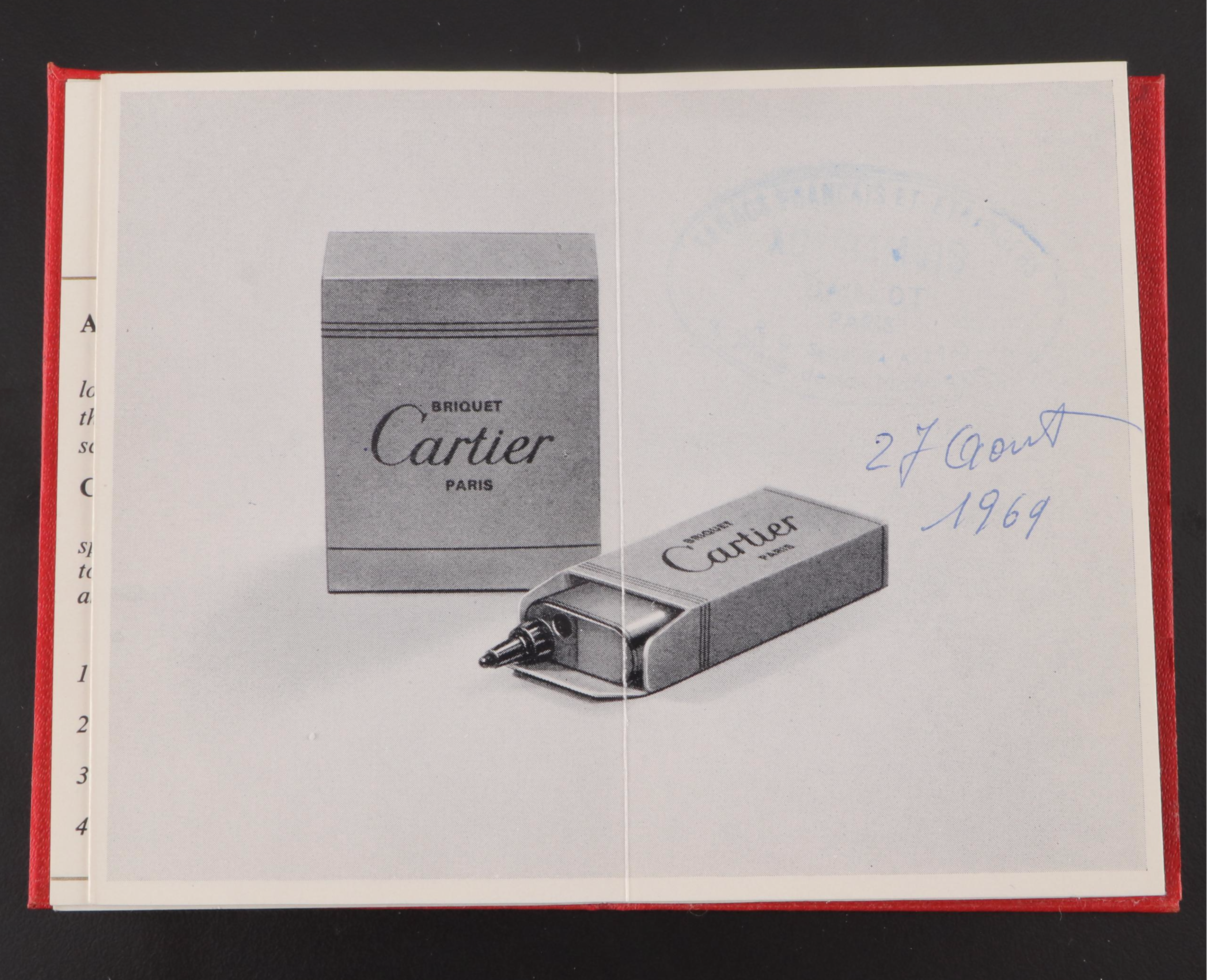 Cartier Swiss Made Gold Plated Lighter, Mid to Late 20th Century