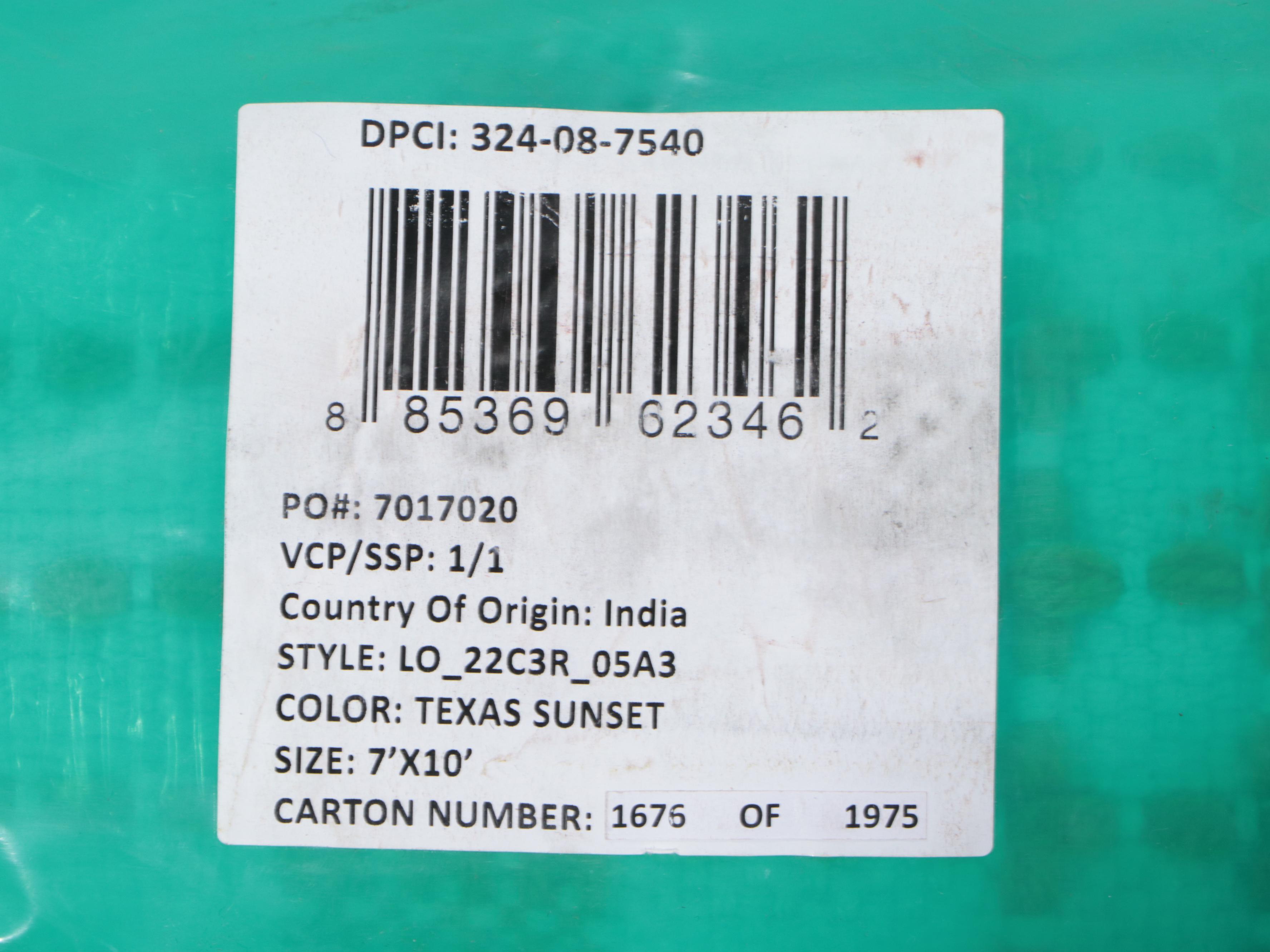 7' x 10' Handwoven Hearth & Hand with Magnolia Indoor/Outdoor Plaid Area Rug