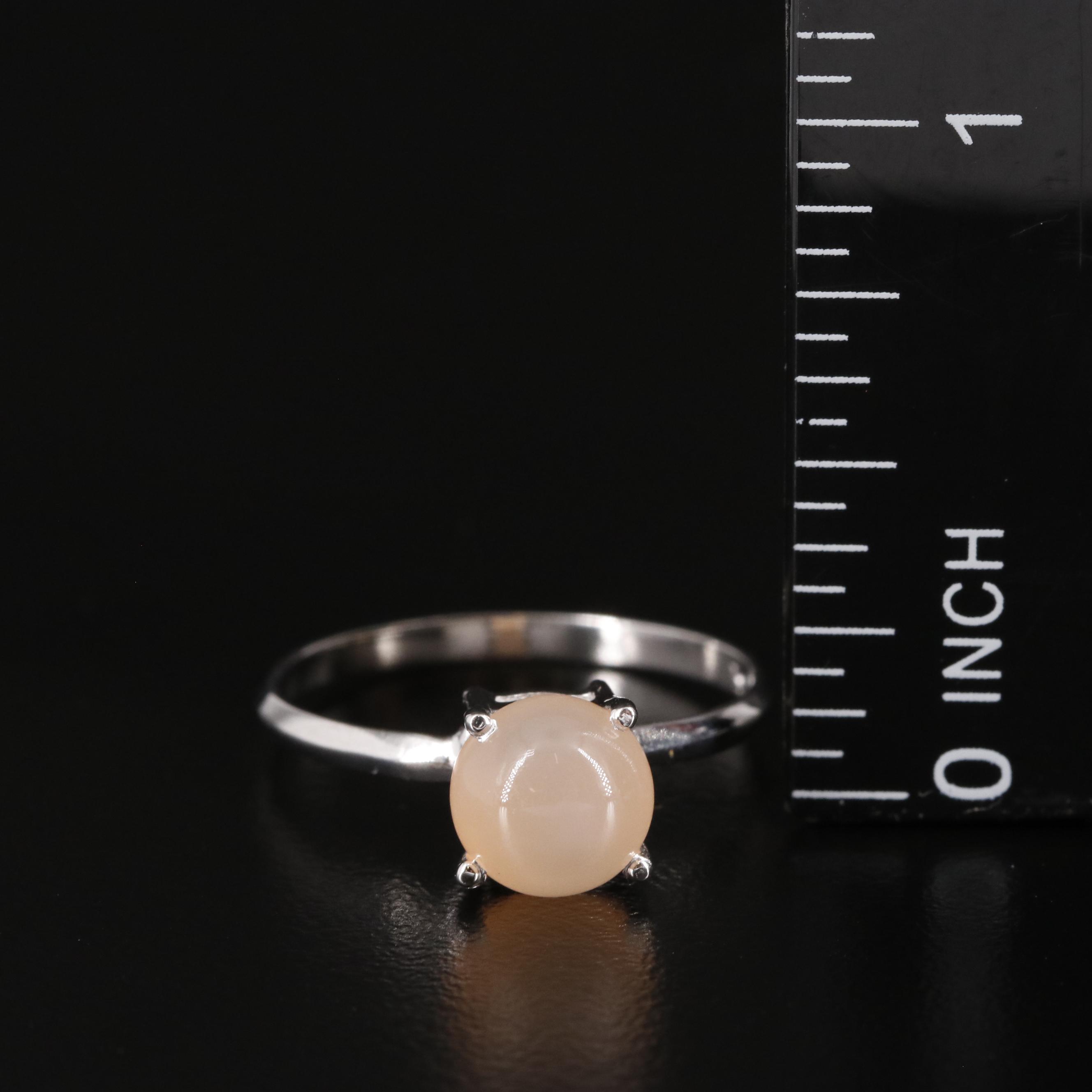 Sterling Moonstone Ring