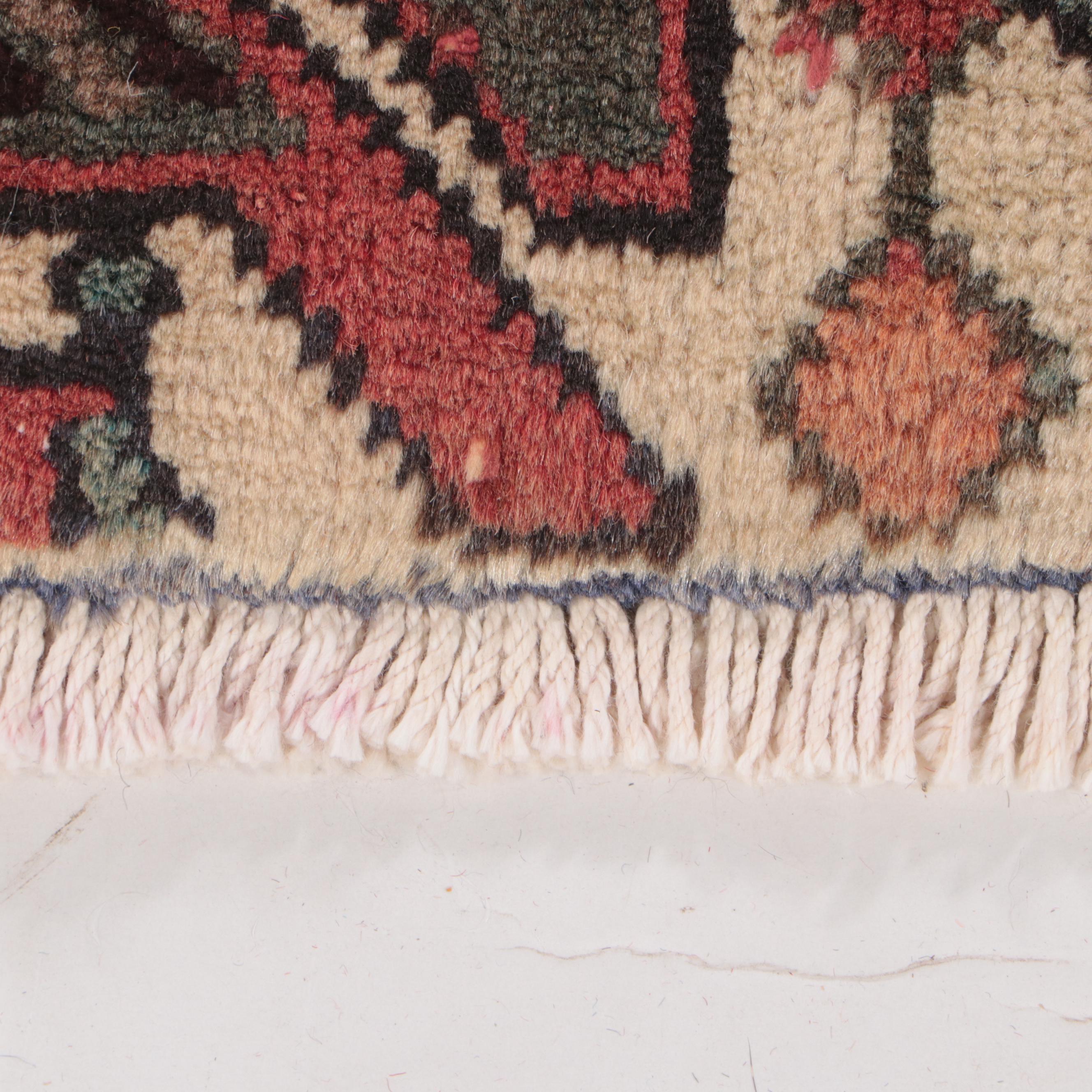 4'10 x 9' Hand-Knotted Persian Bakhtiari Area Rug