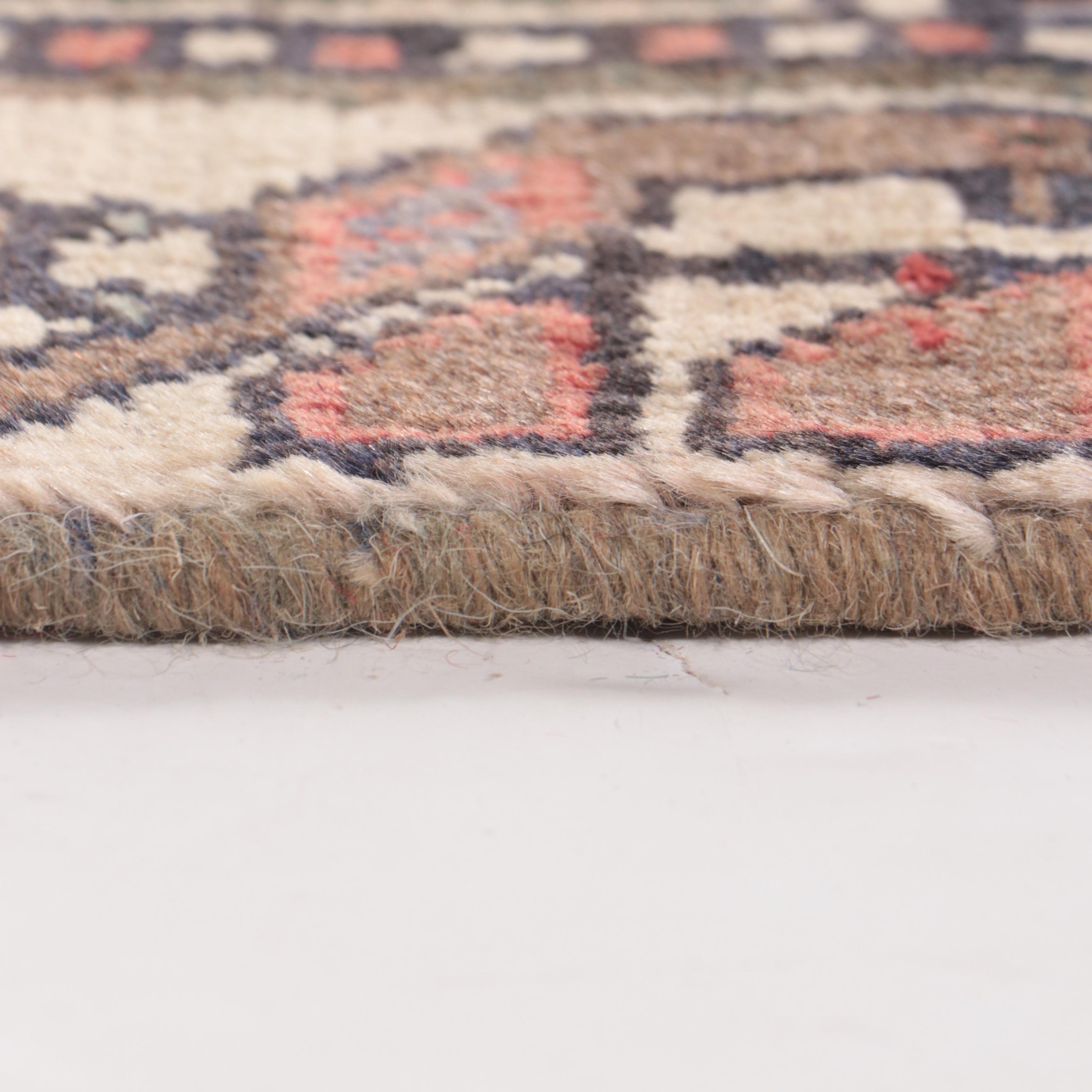 4'10 x 9' Hand-Knotted Persian Bakhtiari Area Rug