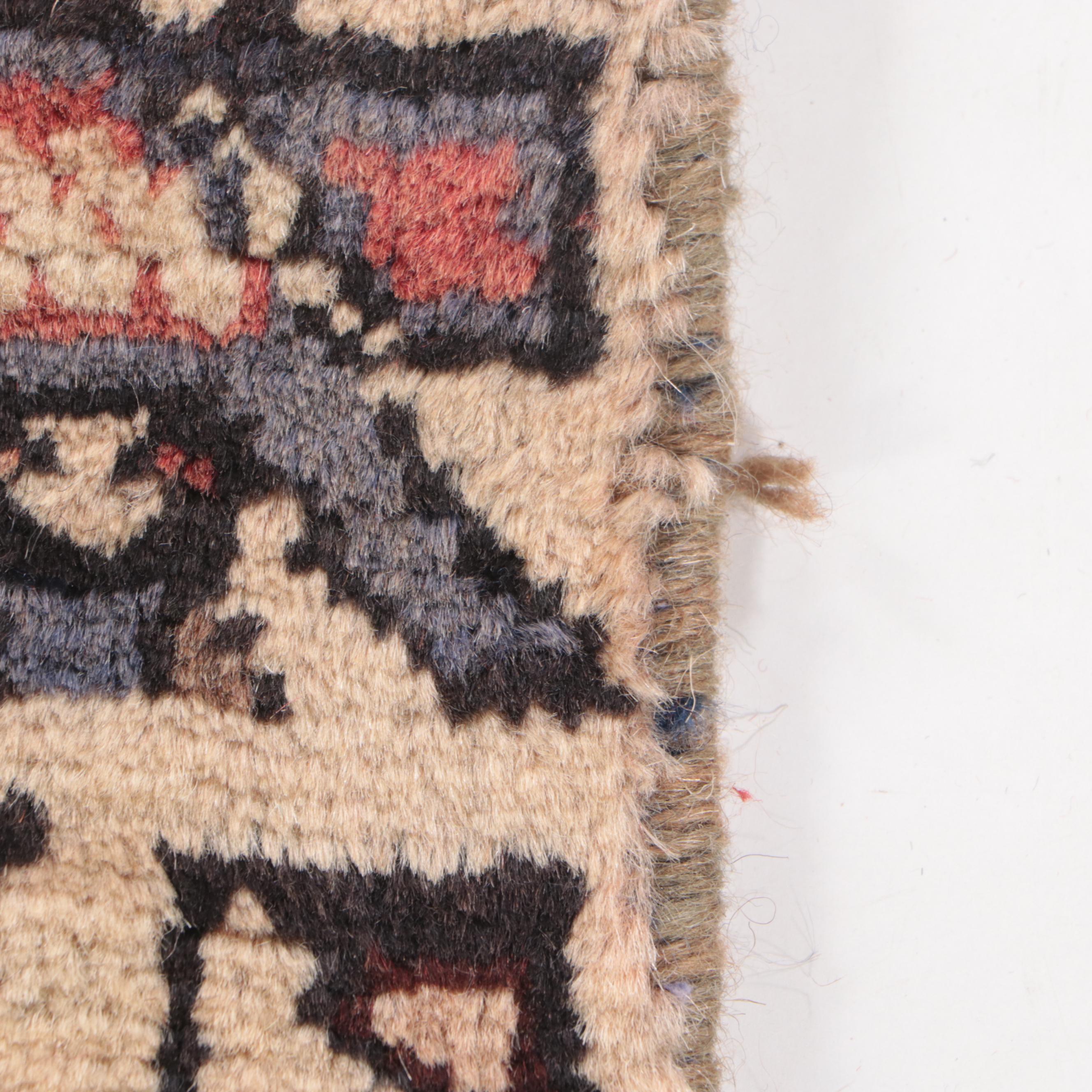 4'10 x 9' Hand-Knotted Persian Bakhtiari Area Rug