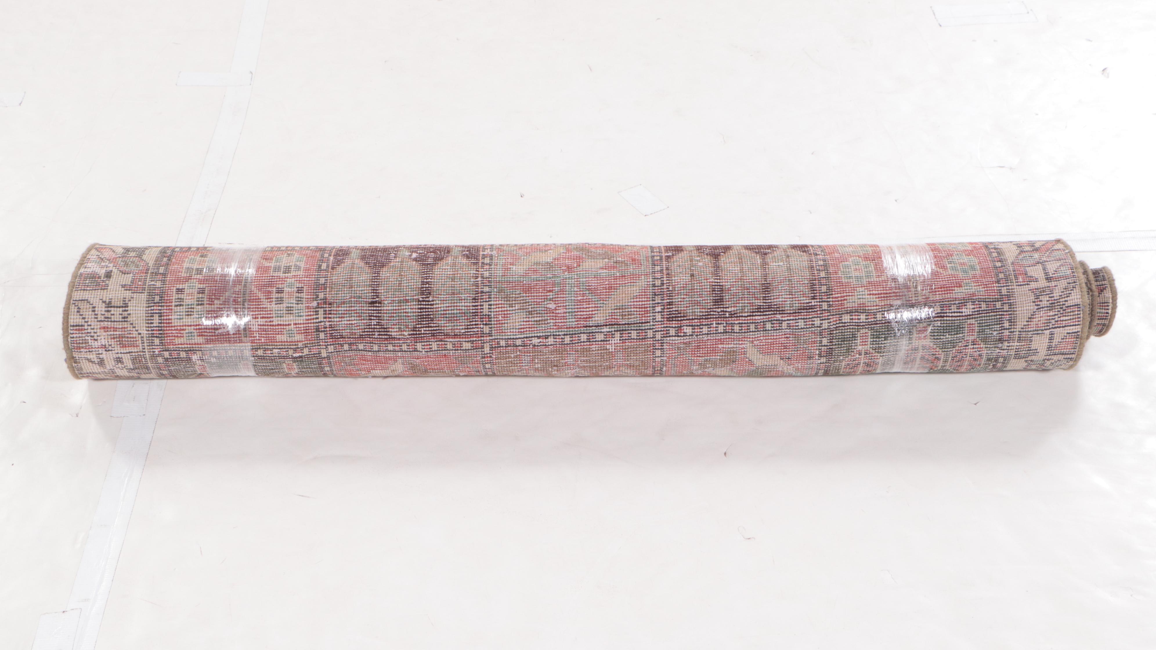 4'10 x 9' Hand-Knotted Persian Bakhtiari Area Rug