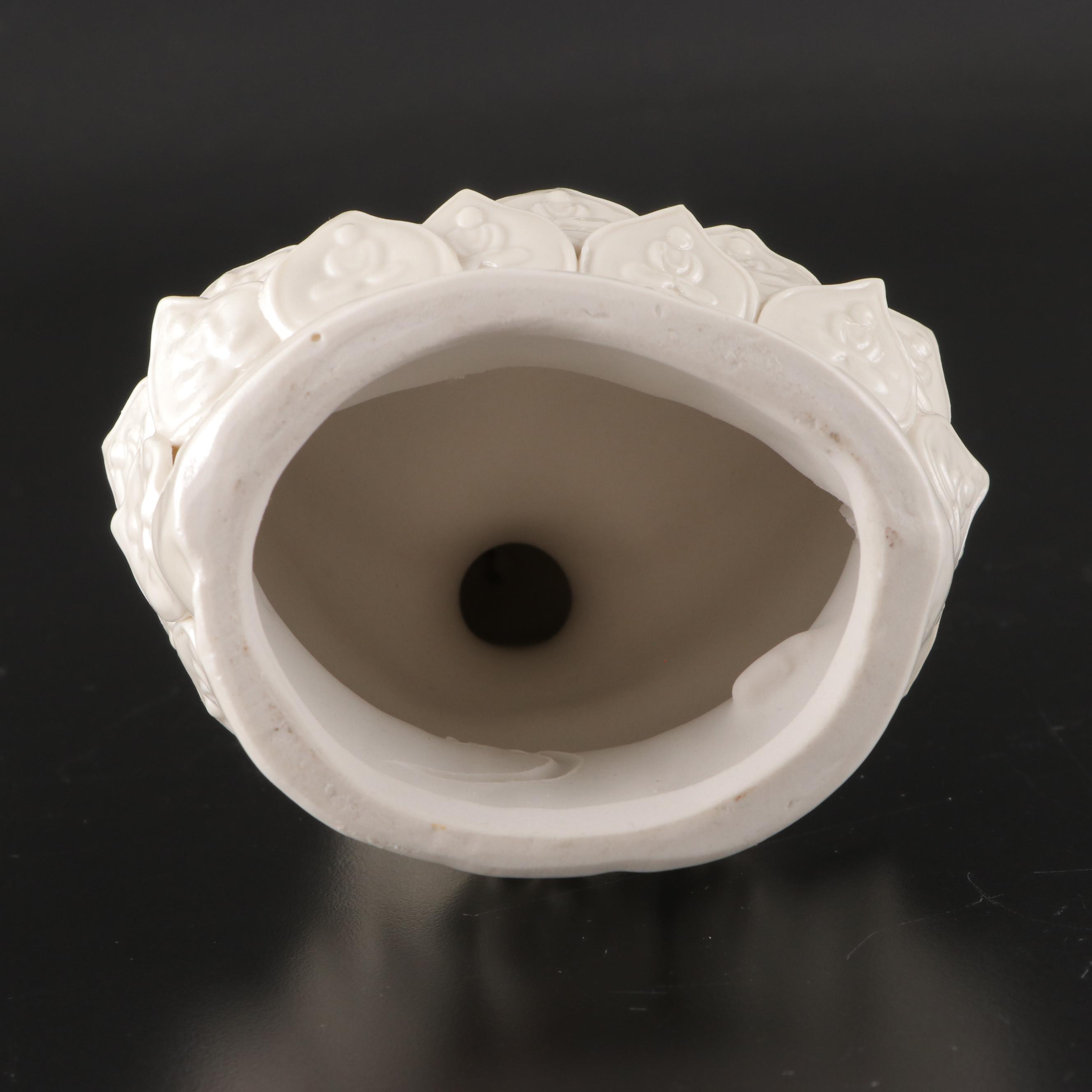 Guanyin Chinese Blanc de Chine Porcelain Figurines