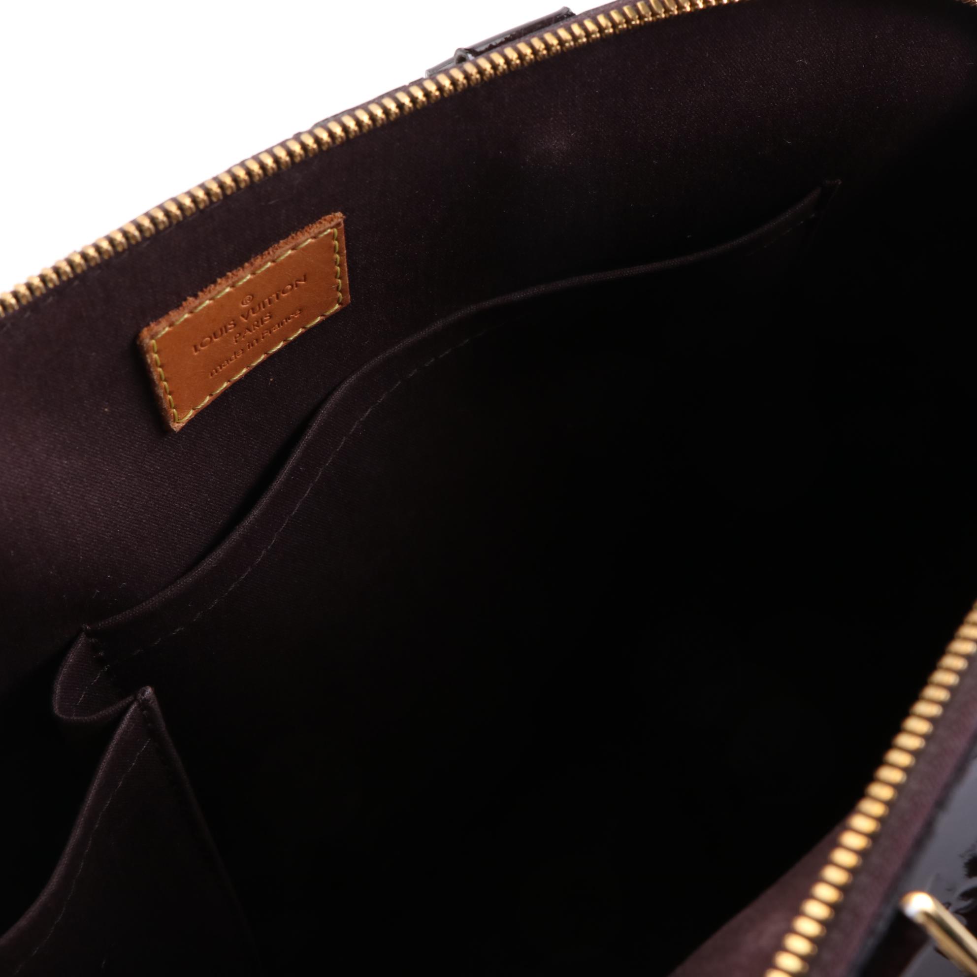 Louis Vuitton Alma PM Handbag in Monogram Vernis