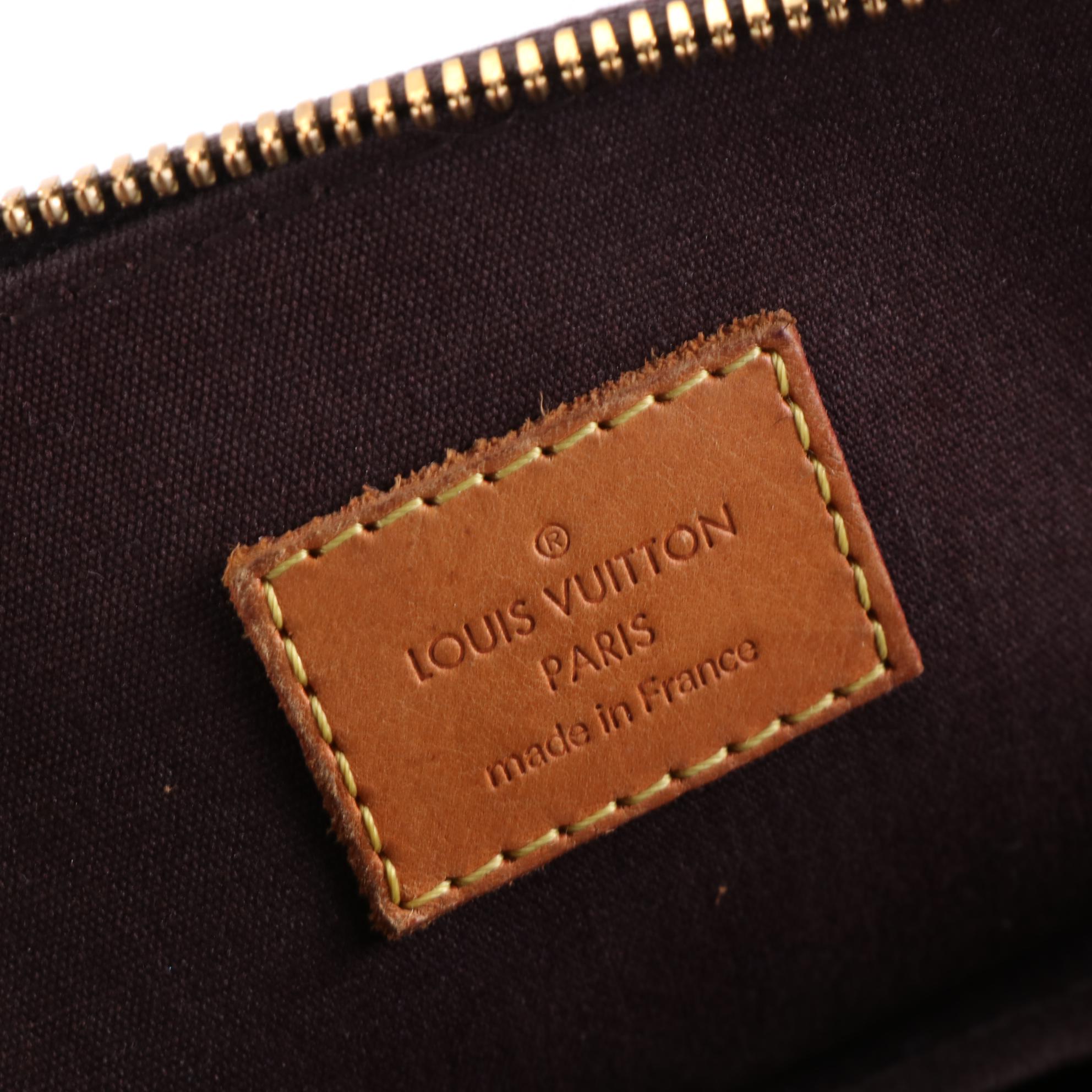 Louis Vuitton Alma PM Handbag in Monogram Vernis