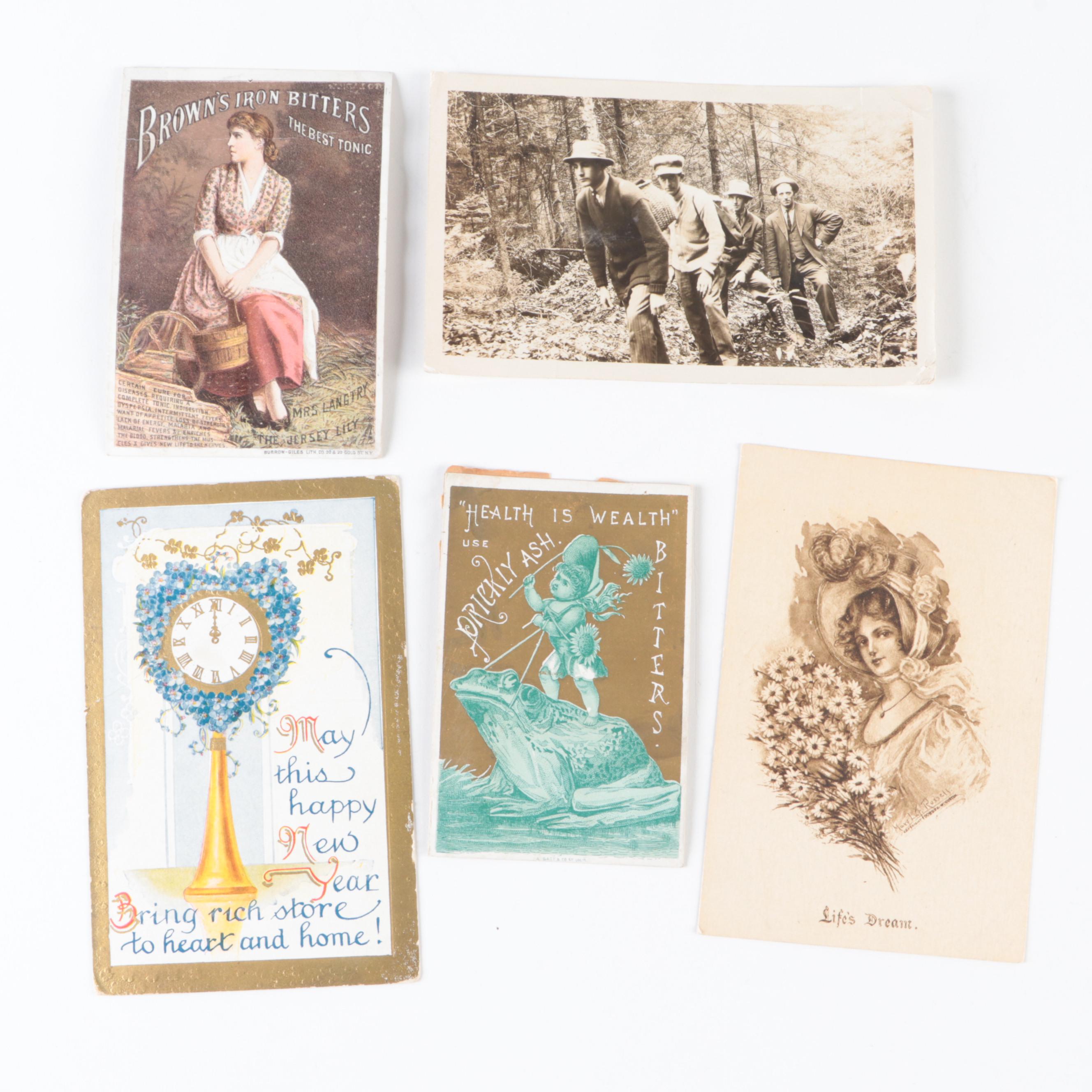 Souvenir, Holiday, and More Postcards and Other Ephemera, 20th Century