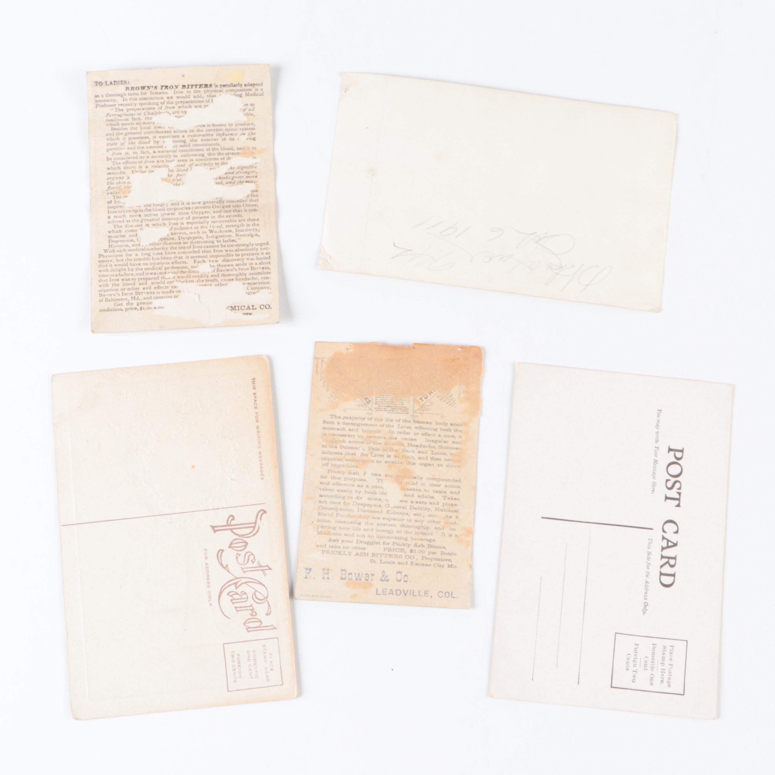 Souvenir, Holiday, and More Postcards and Other Ephemera, 20th Century