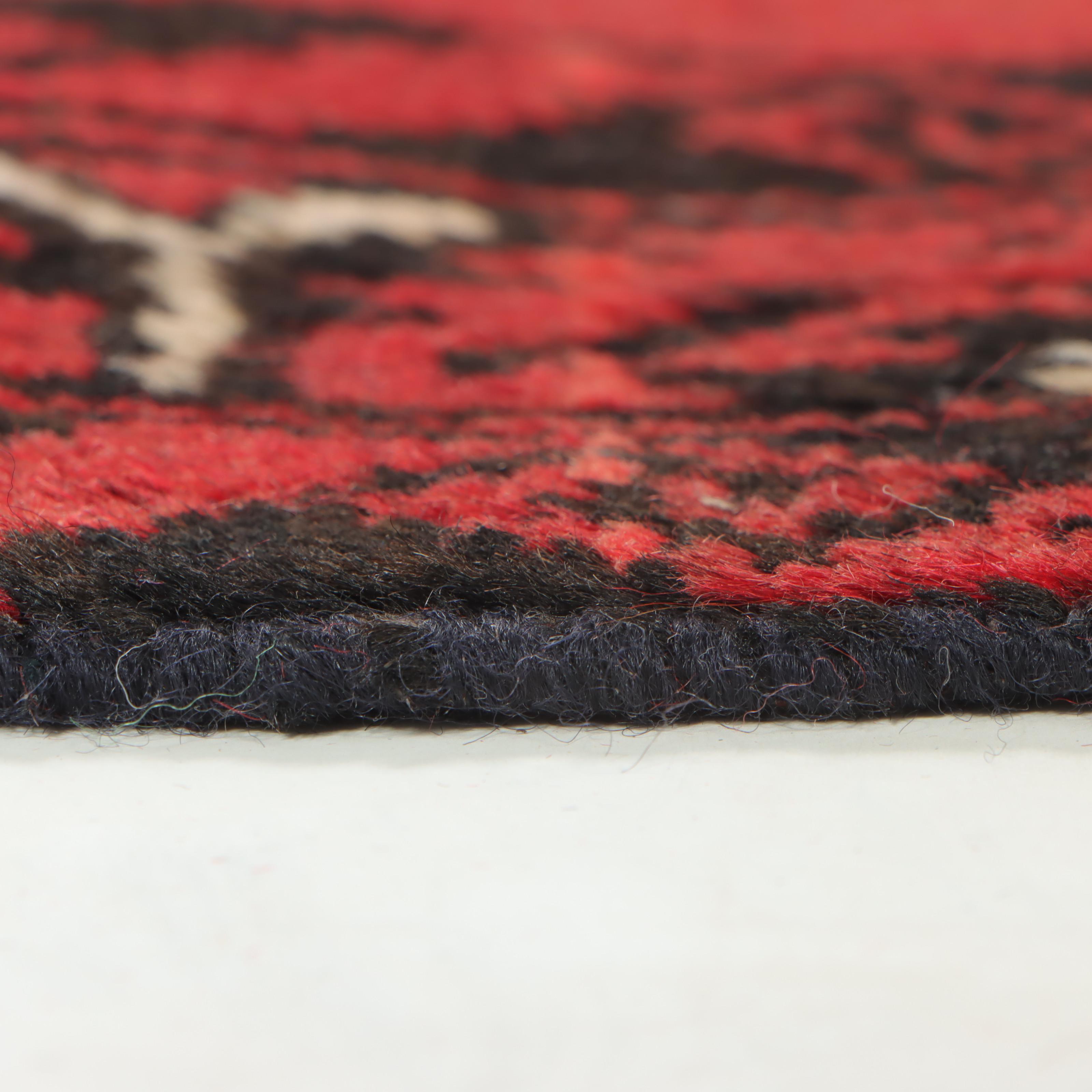 3'9 x 7'1 Hand-Knotted Afghan Baluch Area Rug