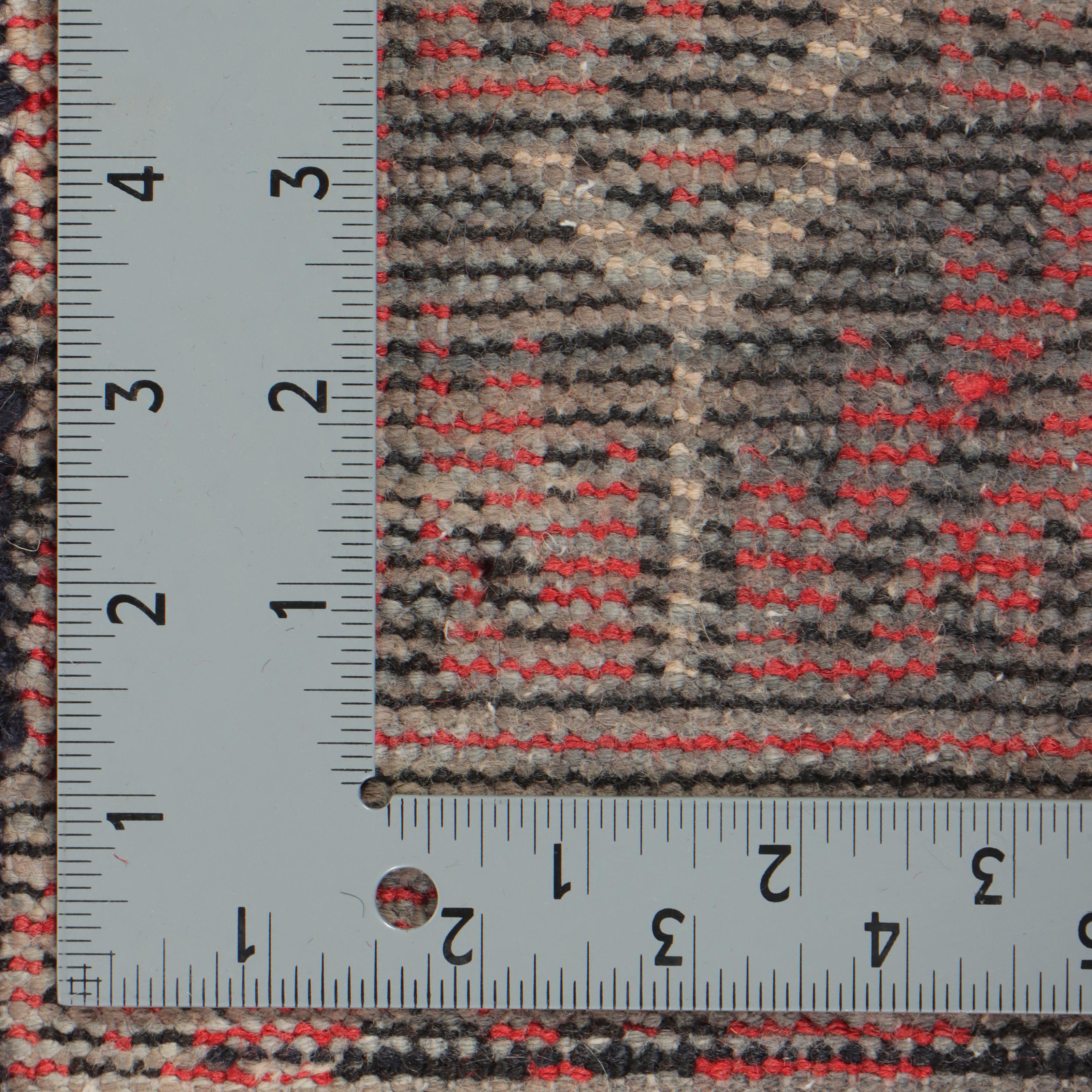 3'9 x 7'1 Hand-Knotted Afghan Baluch Area Rug