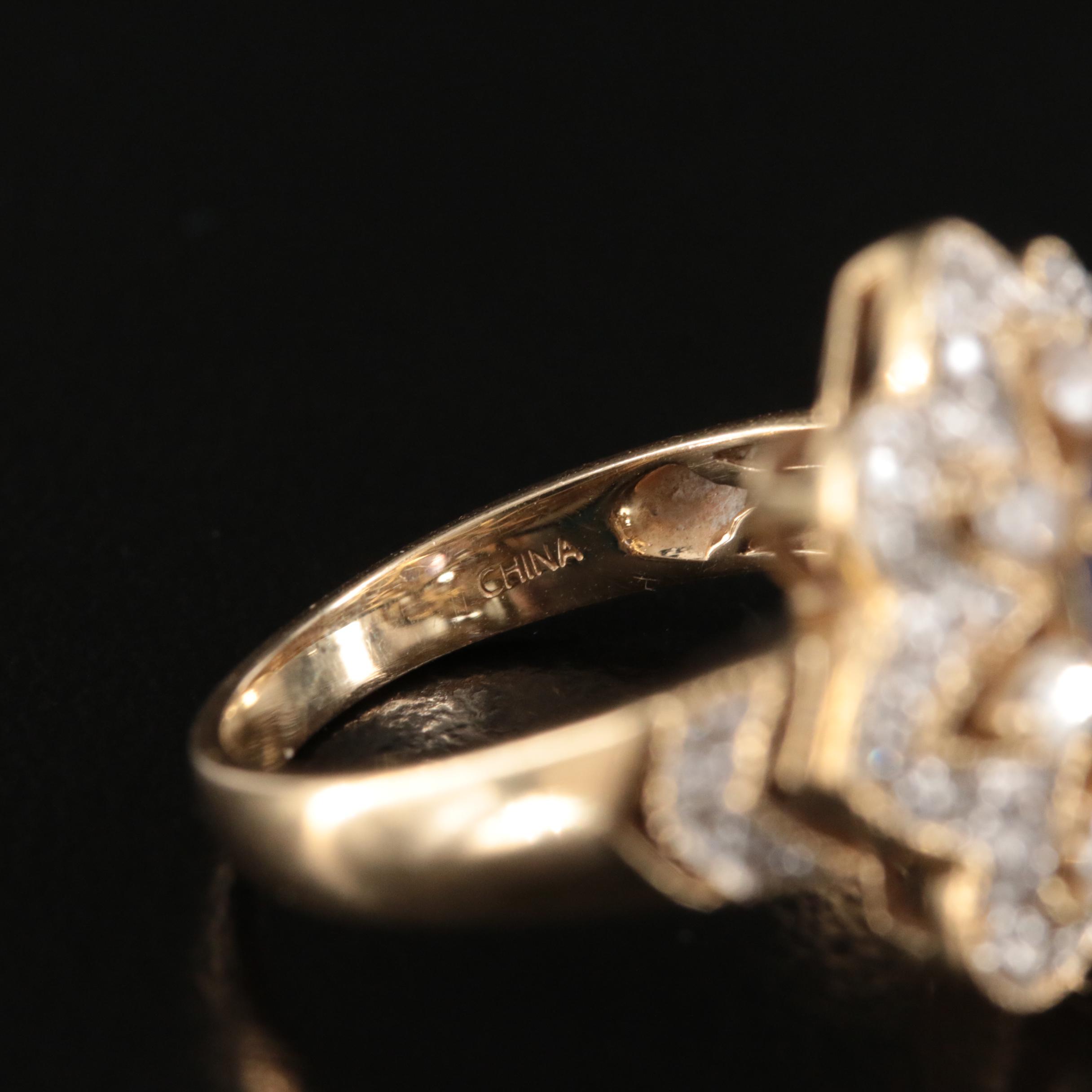 14K Tanzanite and Diamond Ring