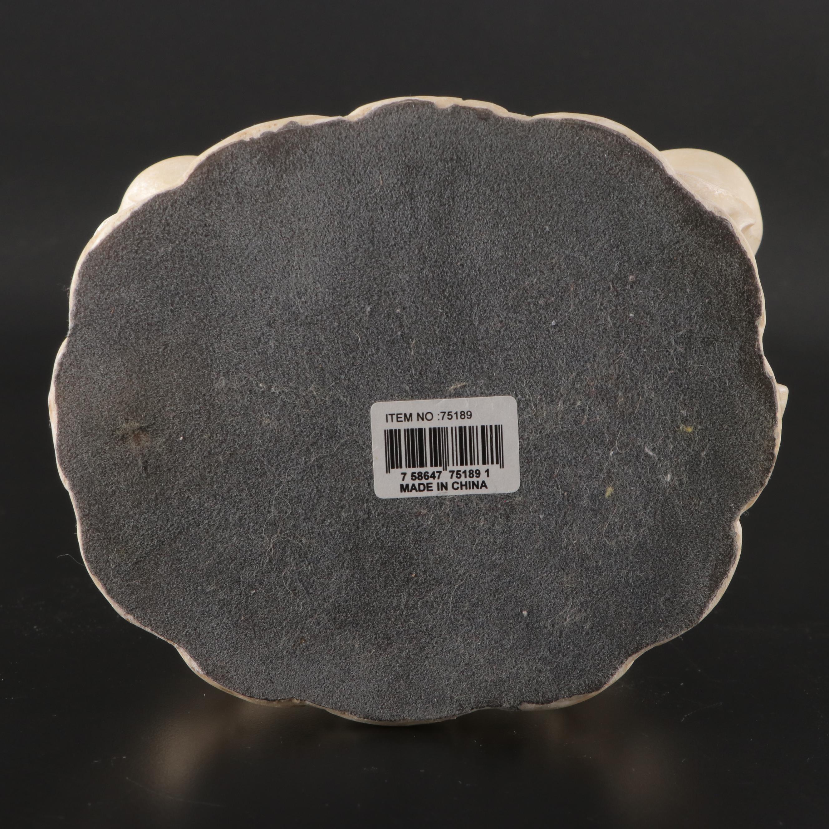 Chinese Blanc de Chine Style Resin Guanyin Figurines