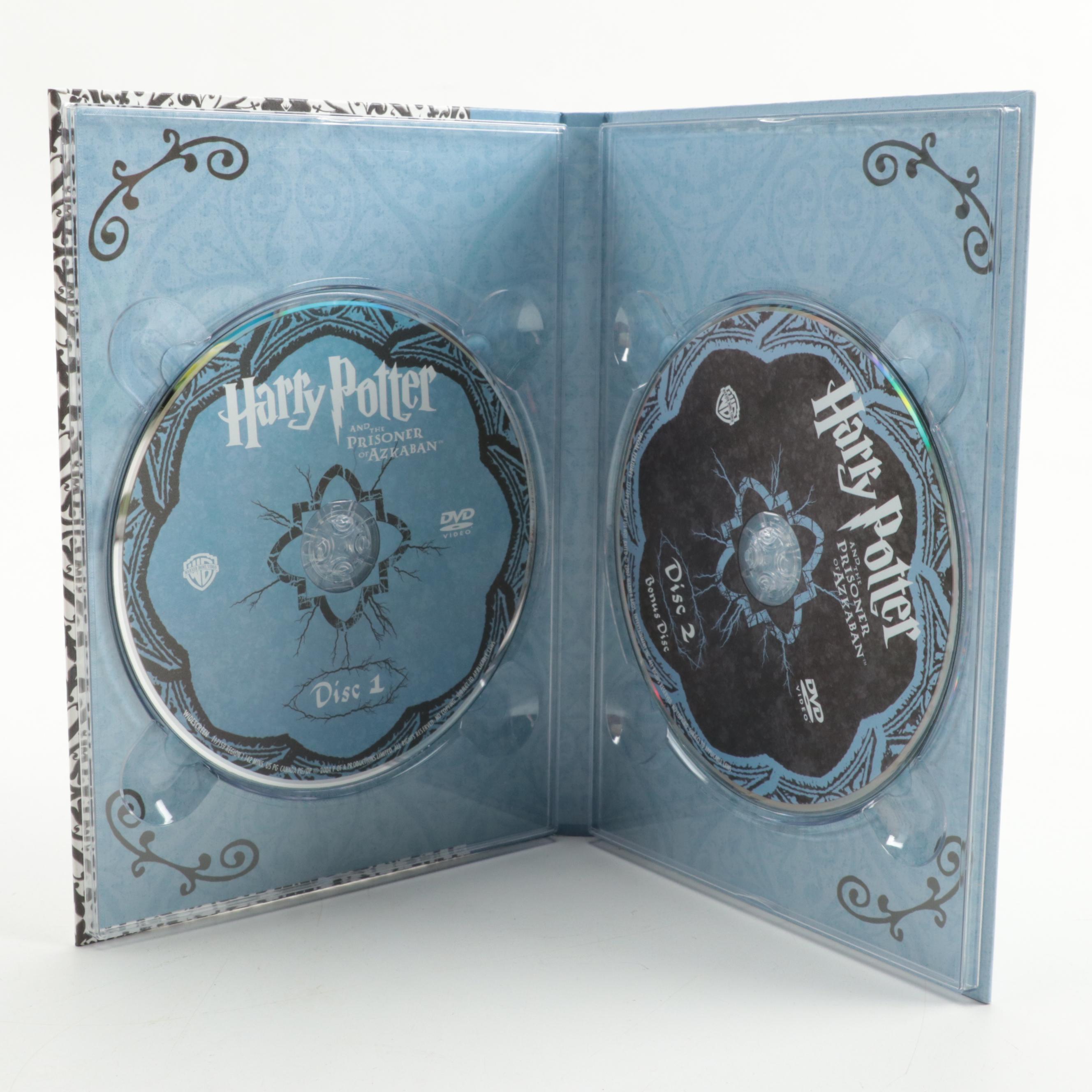 "Harry Potter" DVD Set with Bookmarks and Trading Cards