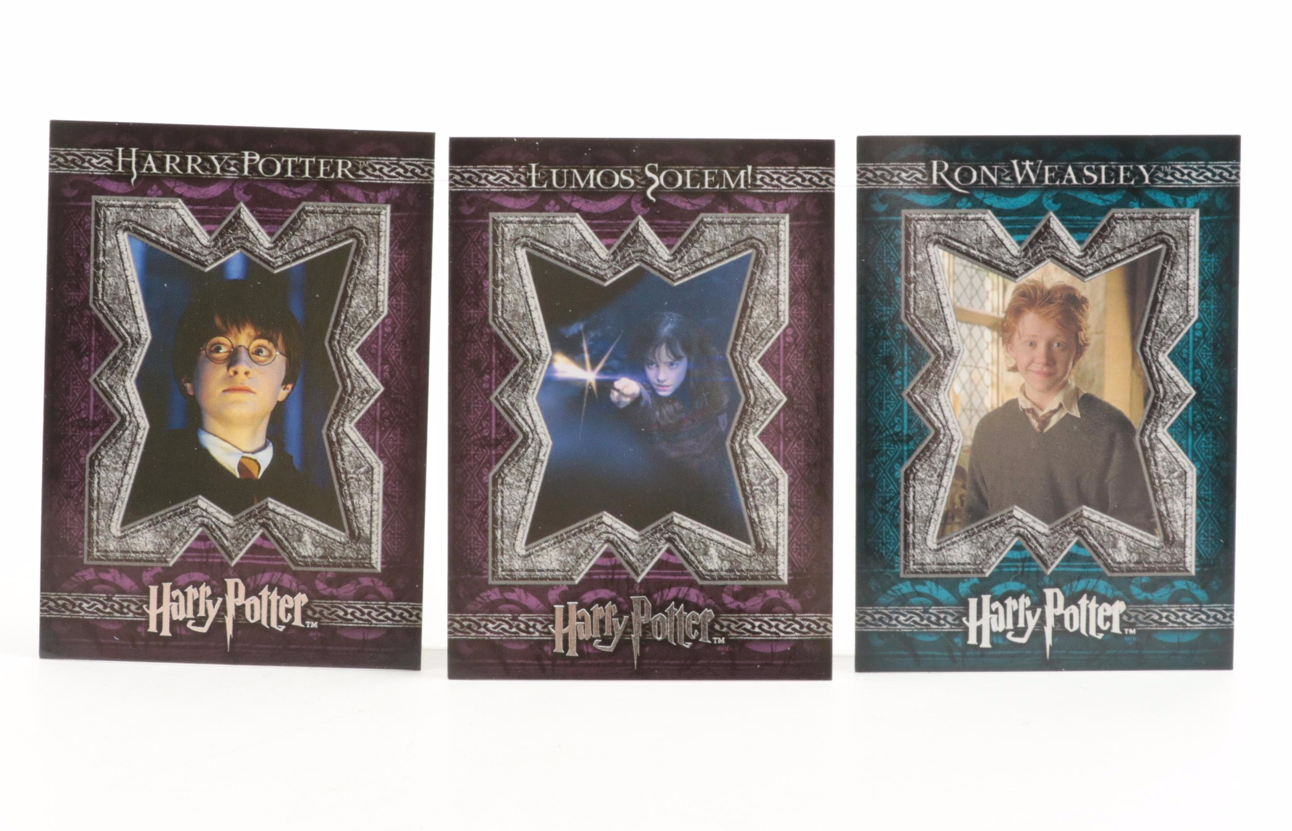 "Harry Potter" DVD Set with Bookmarks and Trading Cards