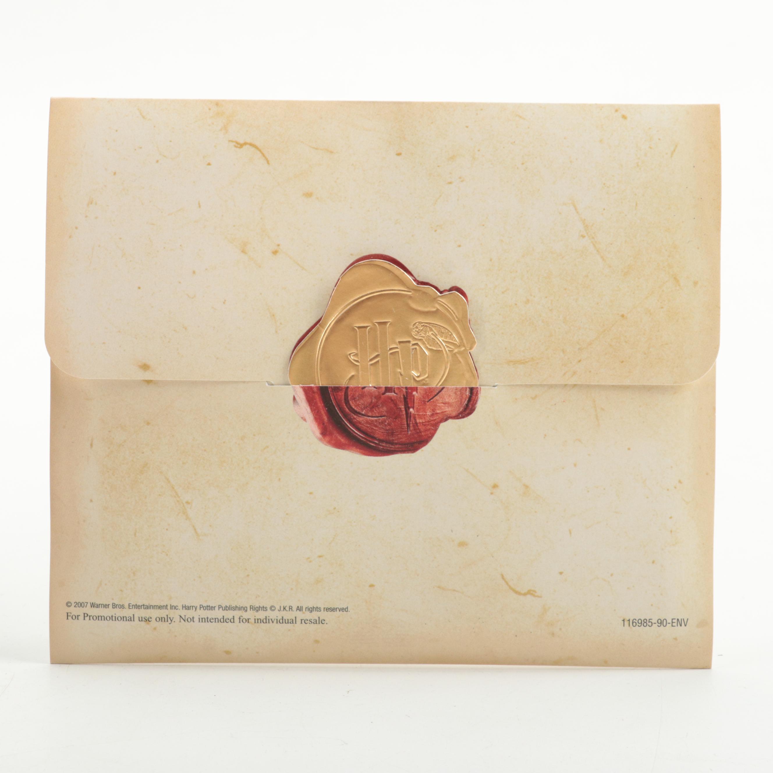 "Harry Potter" DVD Set with Bookmarks and Trading Cards