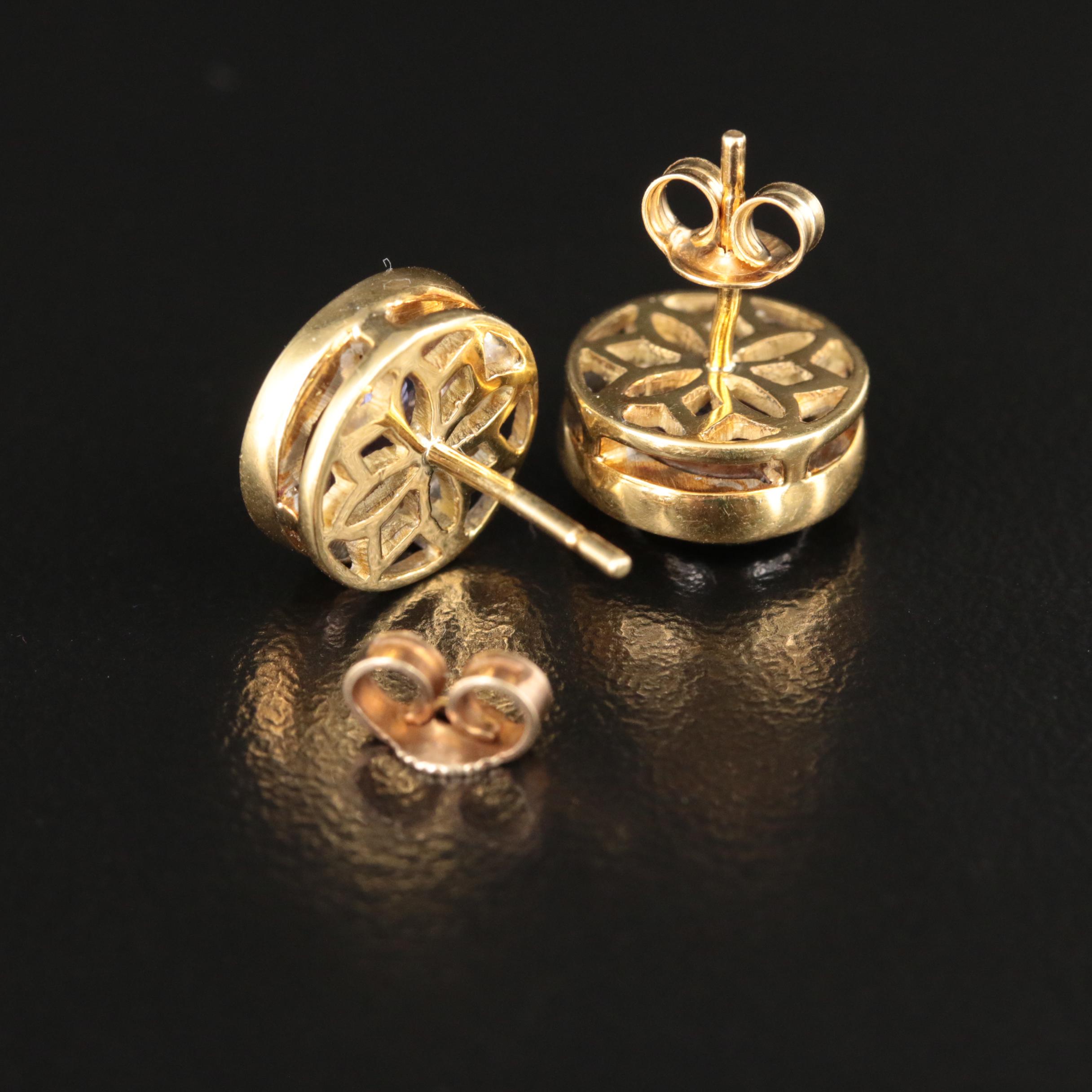 18K Tanzanite Earrings