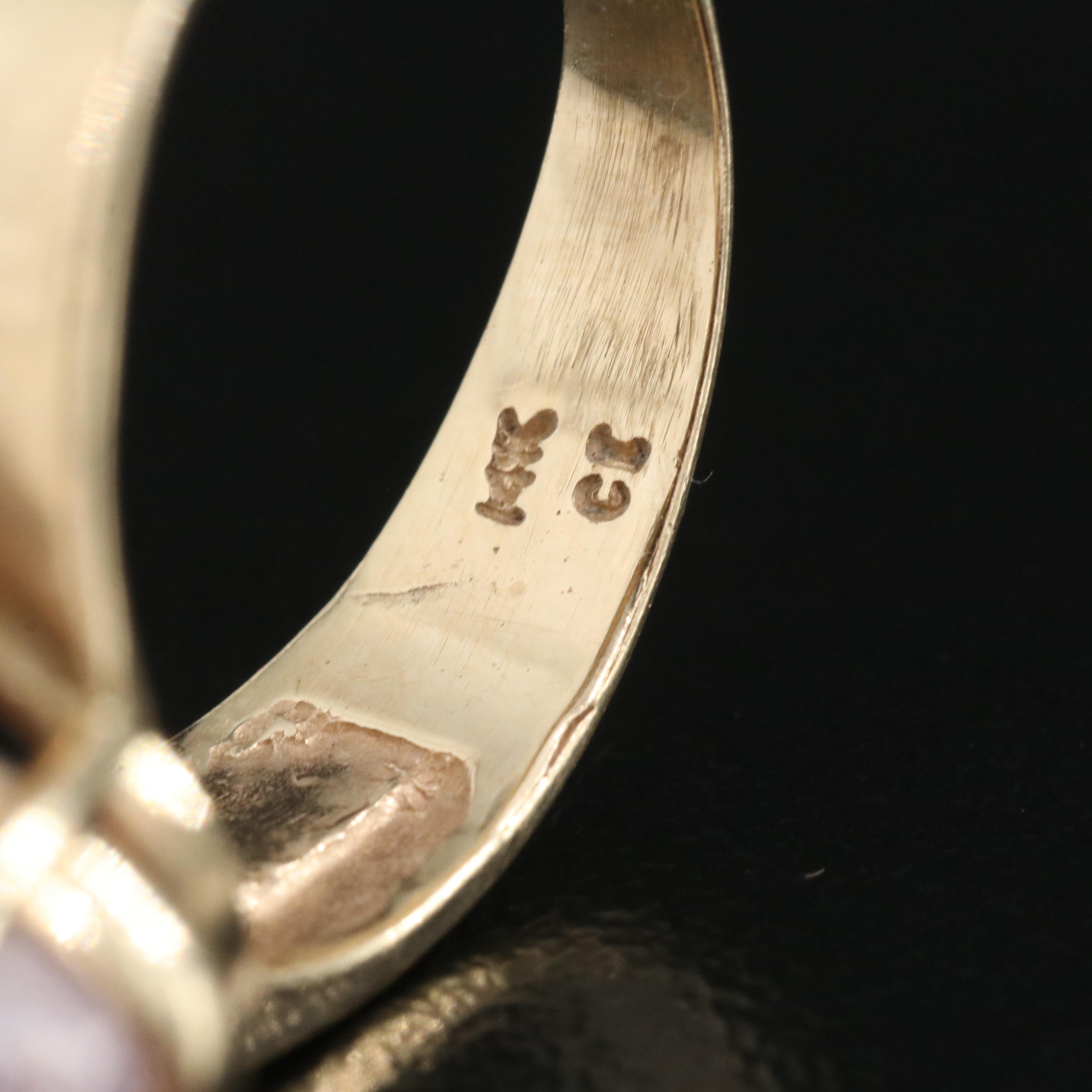 14K 8.49 CT Kunzite Ring