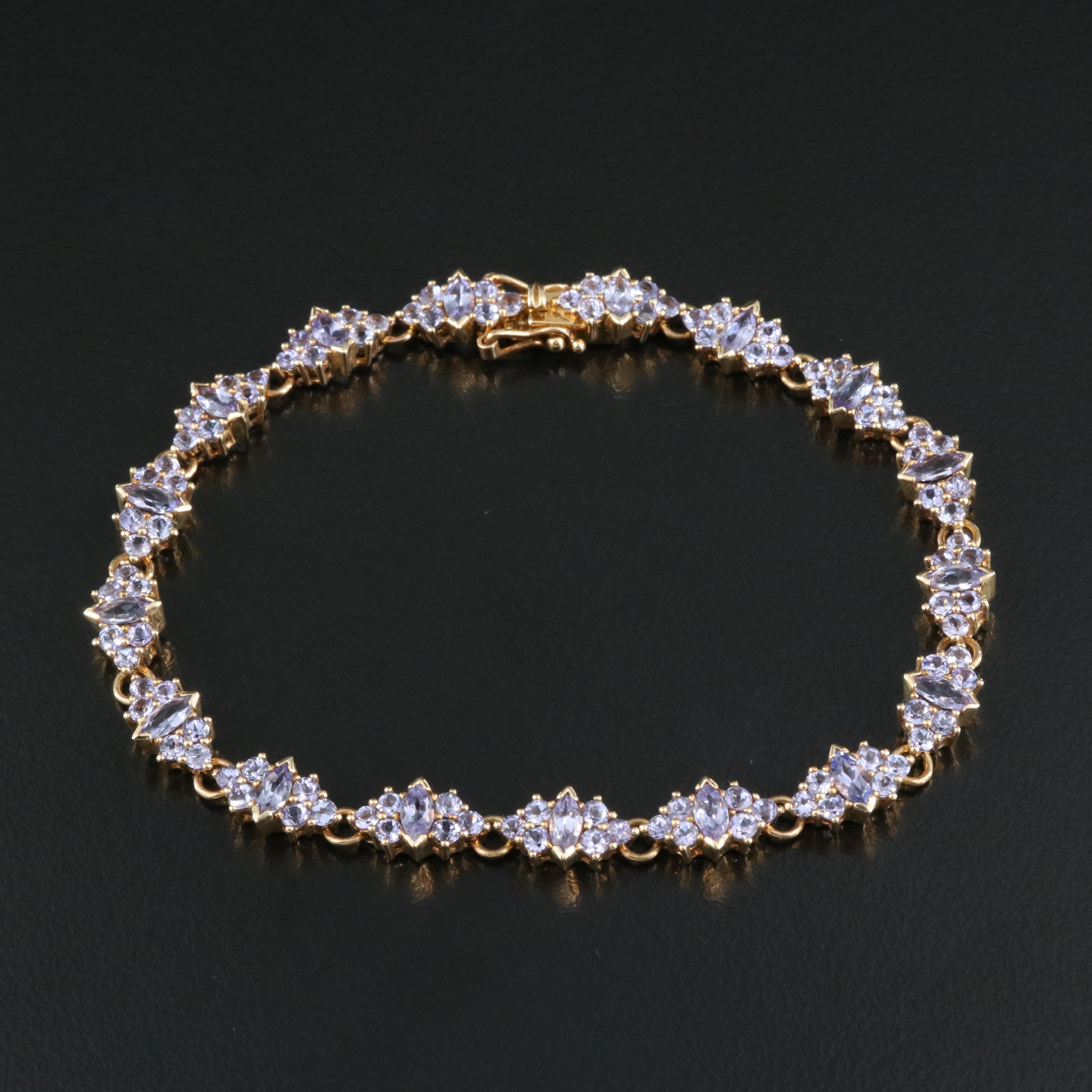 14K Tanzanite Bracelet