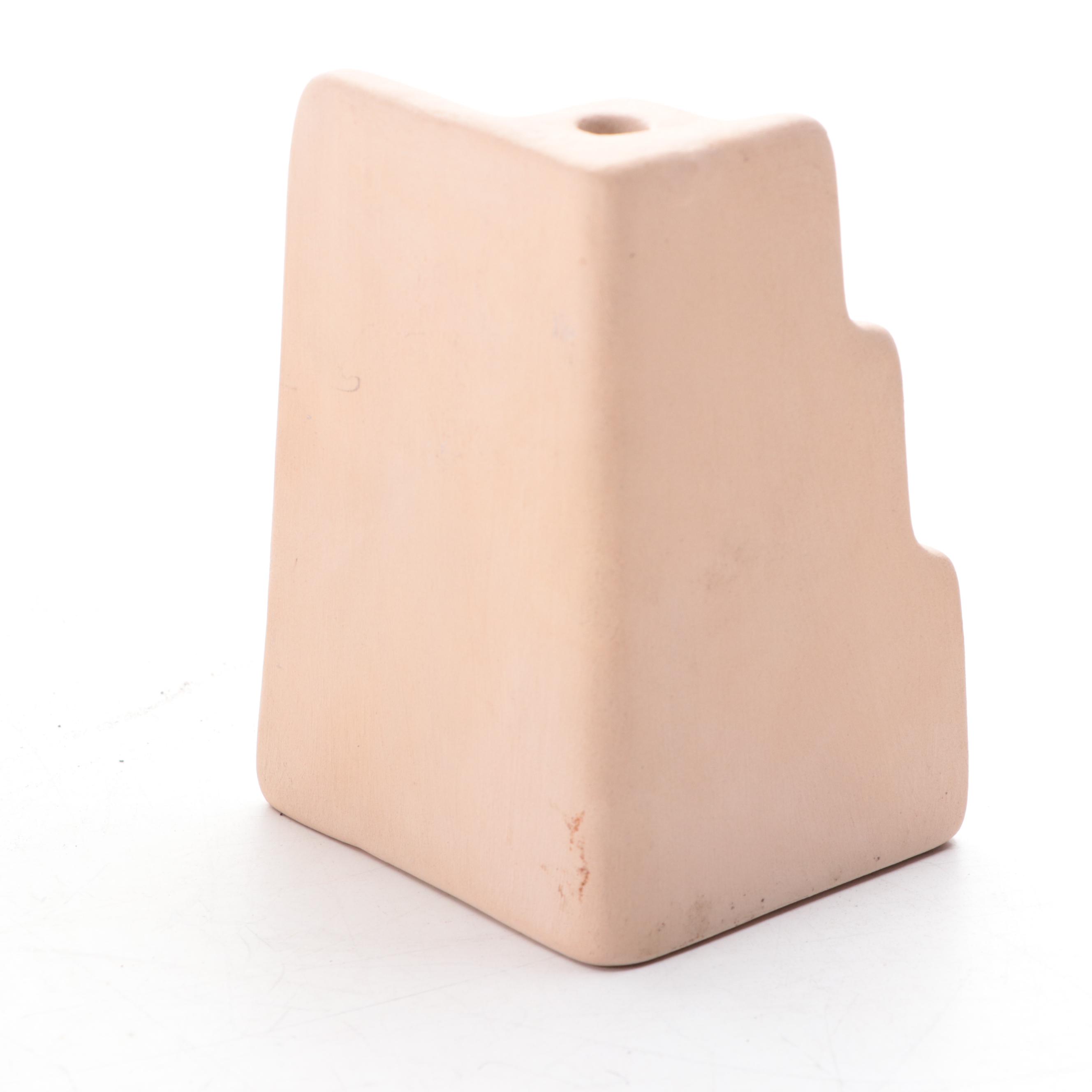 Artist Signed Ceramic Vases with Other Bird Figurines and Bookend