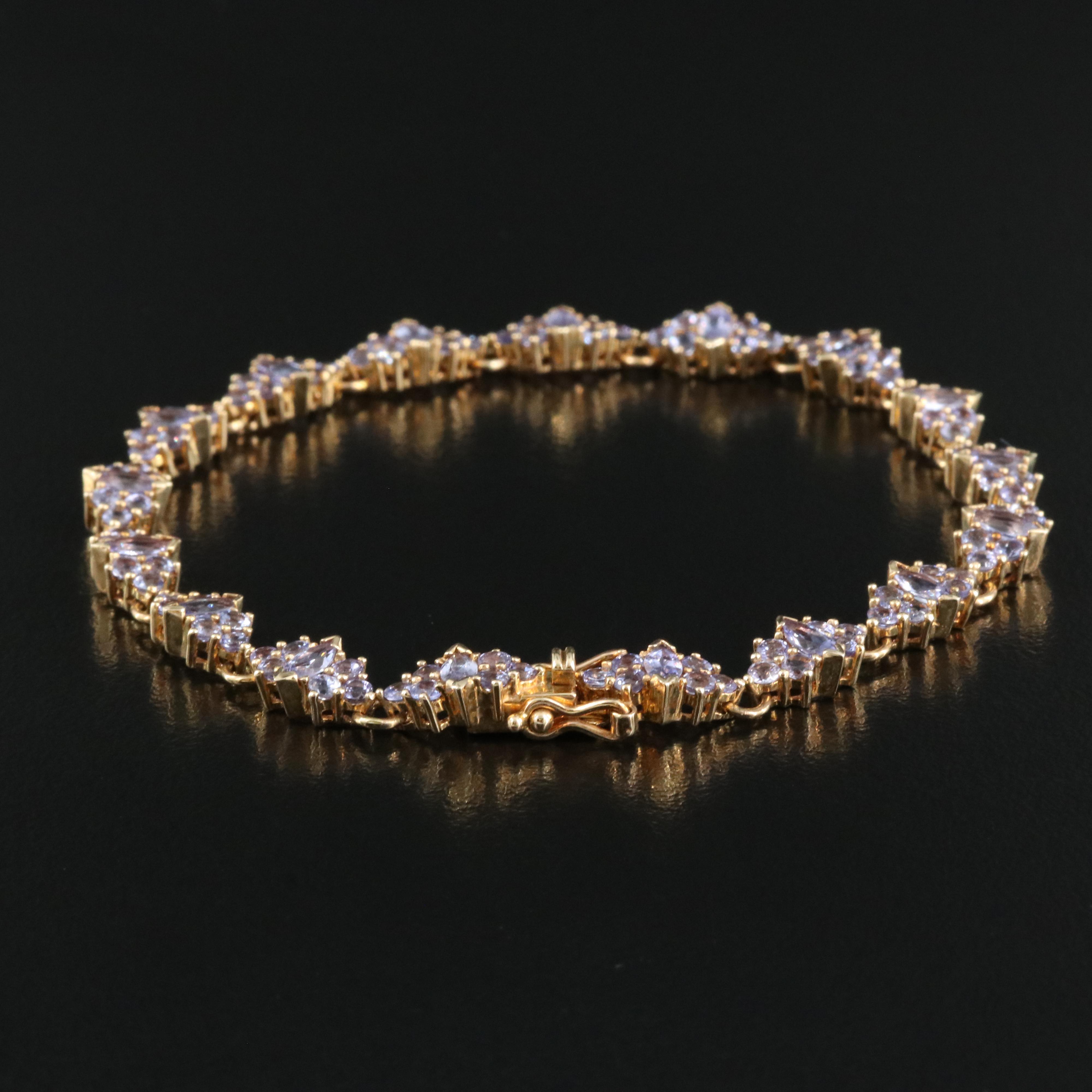 14K Tanzanite Bracelet