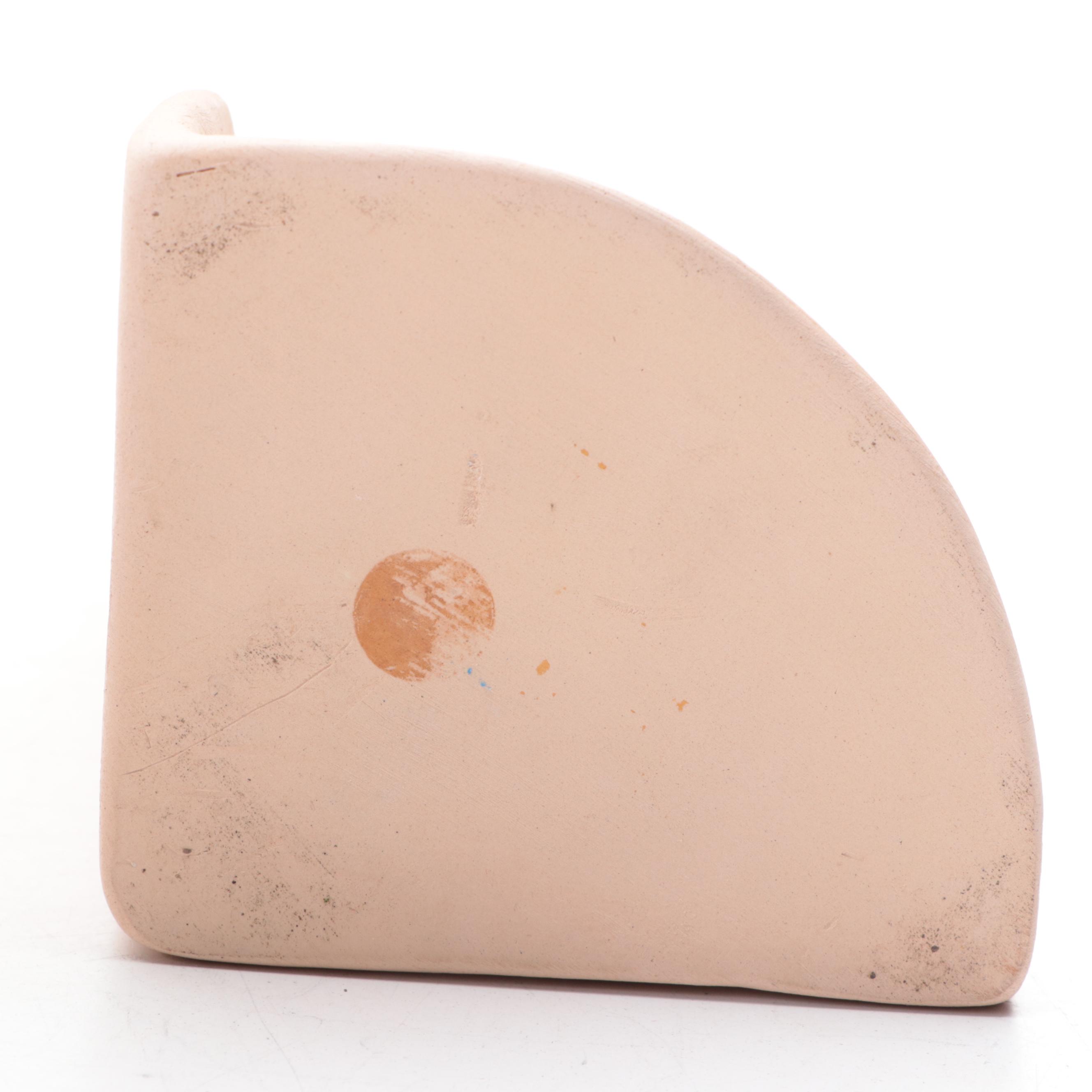 Artist Signed Ceramic Vases with Other Bird Figurines and Bookend