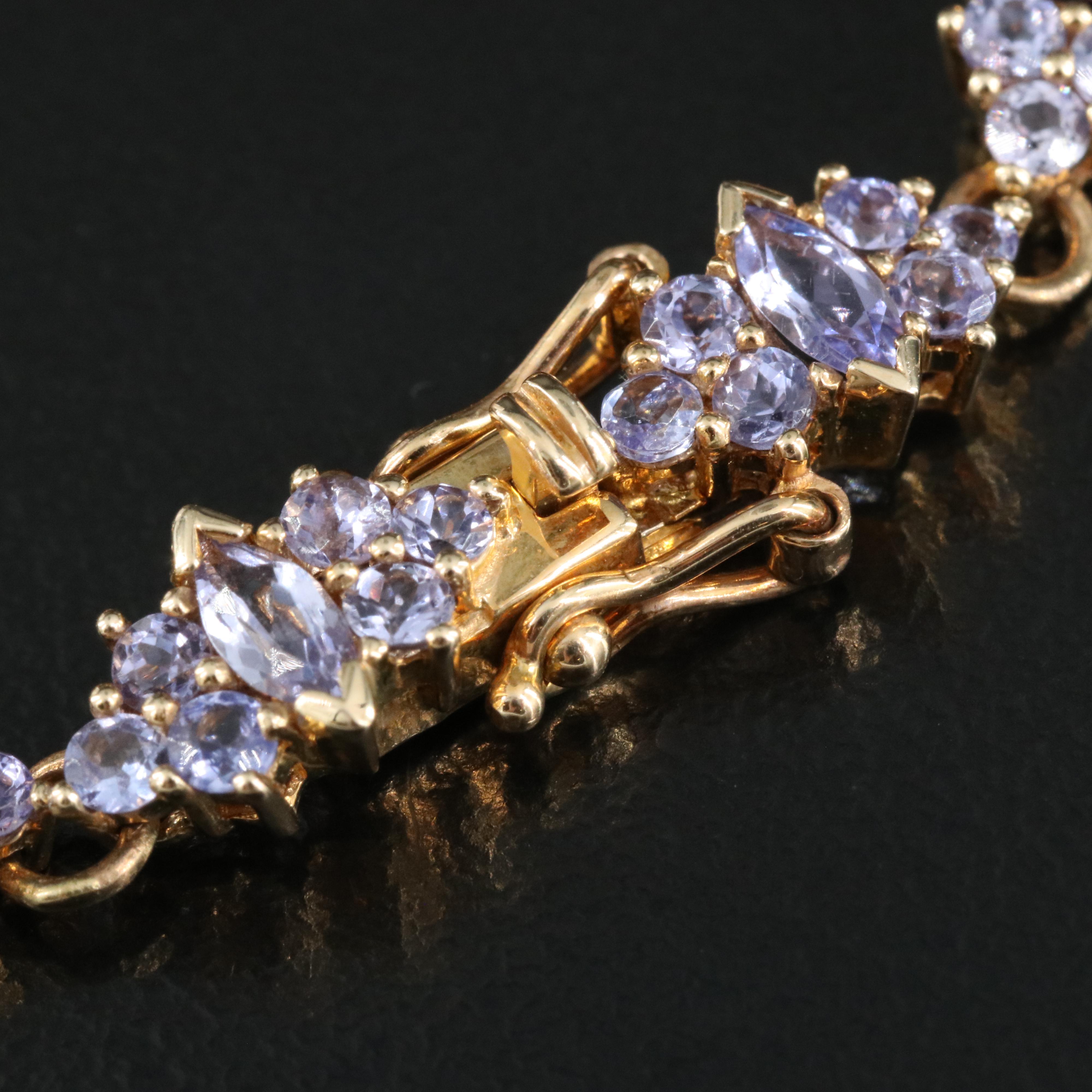14K Tanzanite Bracelet